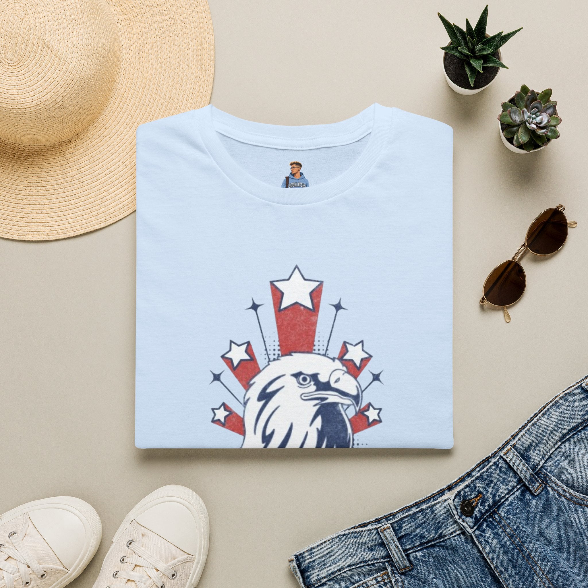 Americans Against MAGA Red Patriots Unisex Softstyle T-Shirt