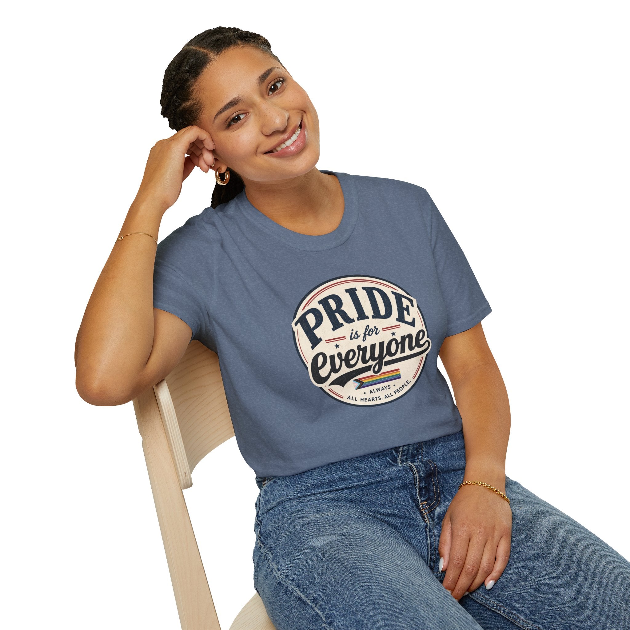 Pride Is for Everyone T-Shirt — Inclusive Retro Pride Tee