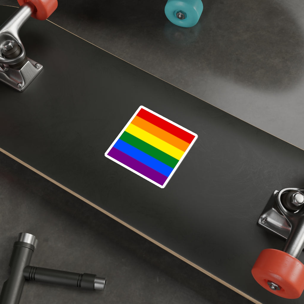 Die-Cut Stickers - Rainbow Flag - EqualiTees.Me
