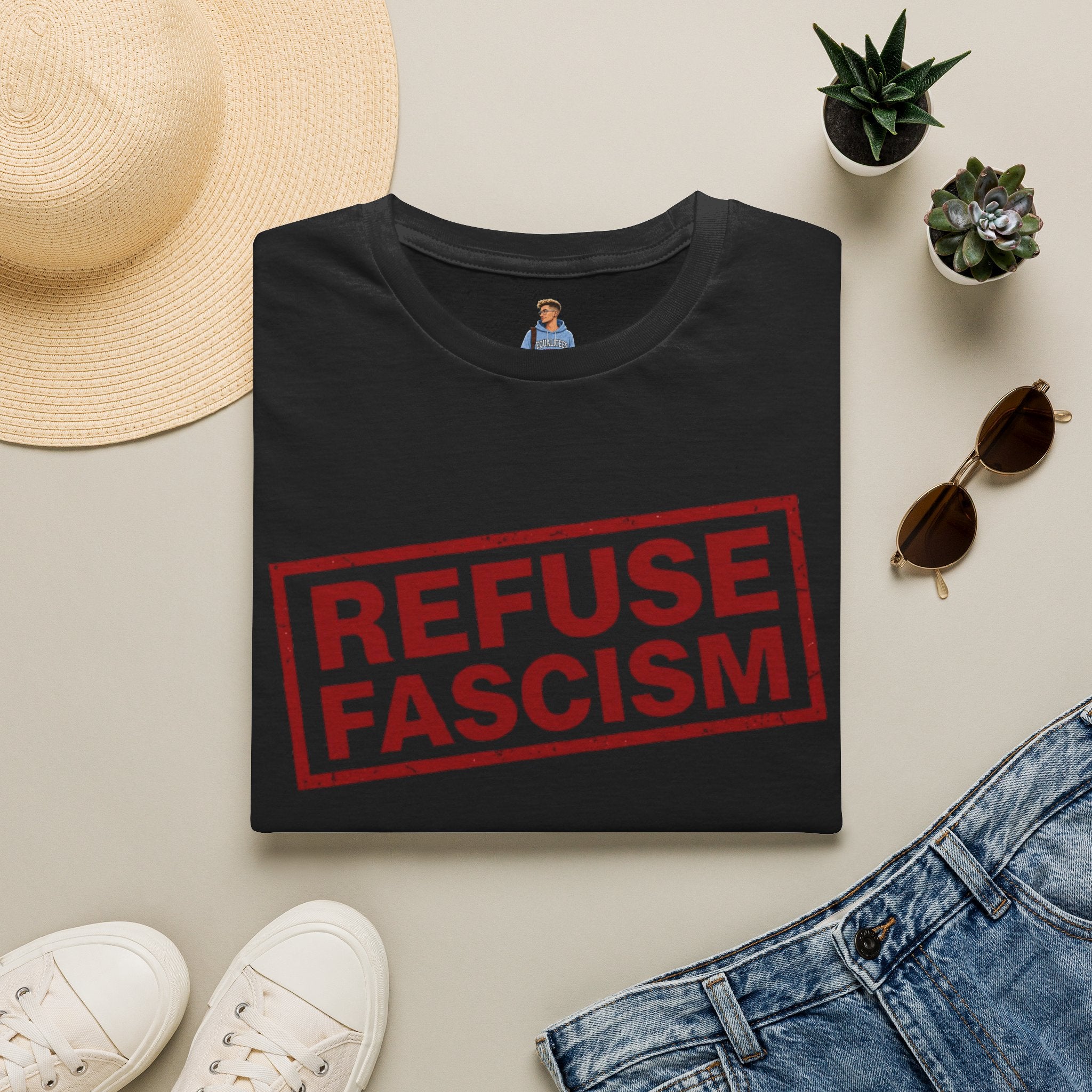 Refuse Fascism Political Activism T-Shirt