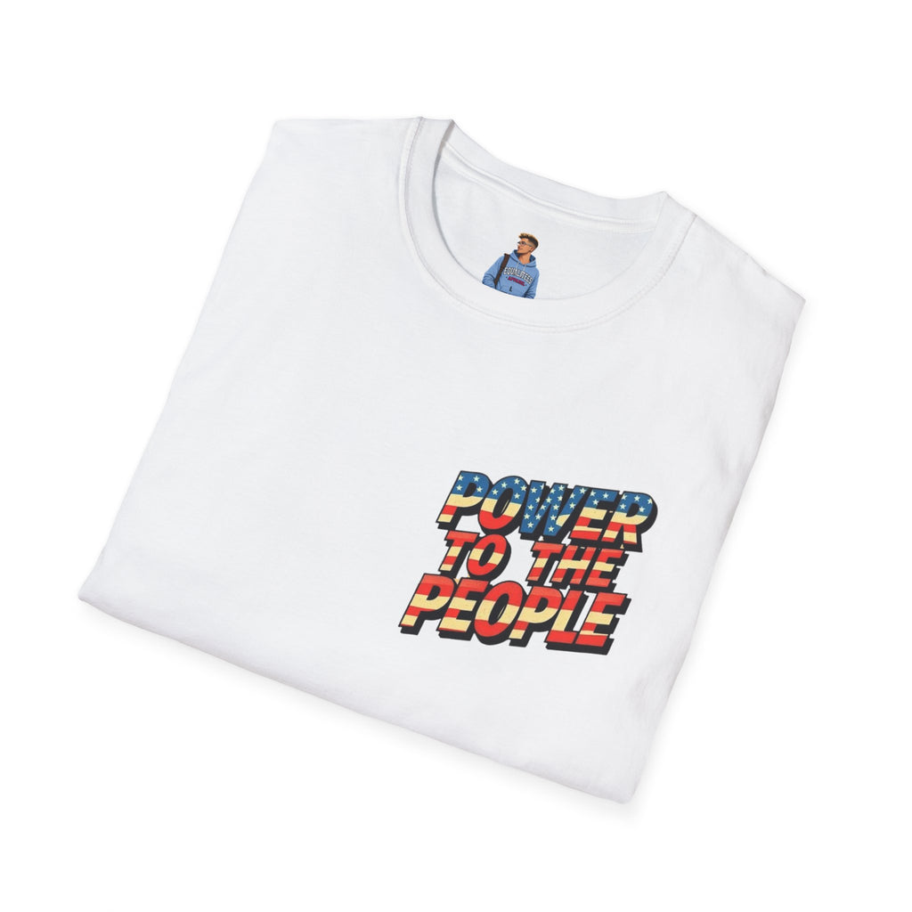Camiseta unisex de estilo suave Power to the People, camiseta clásica de protesta