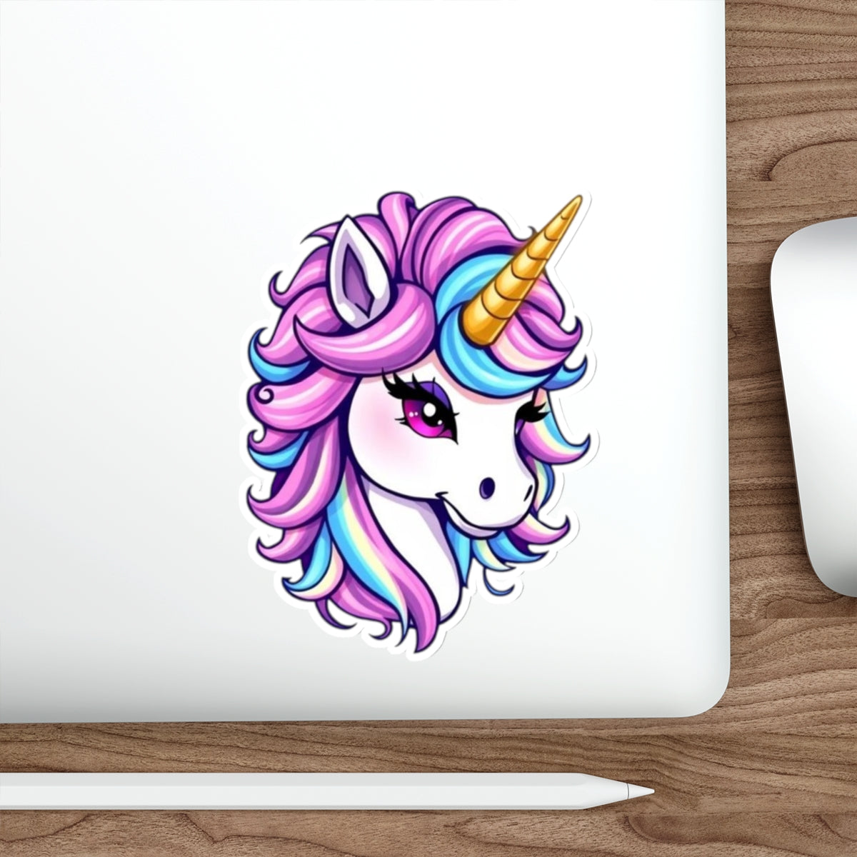 Cute Unicorn Die-Cut Sticker - EqualiTees.Me