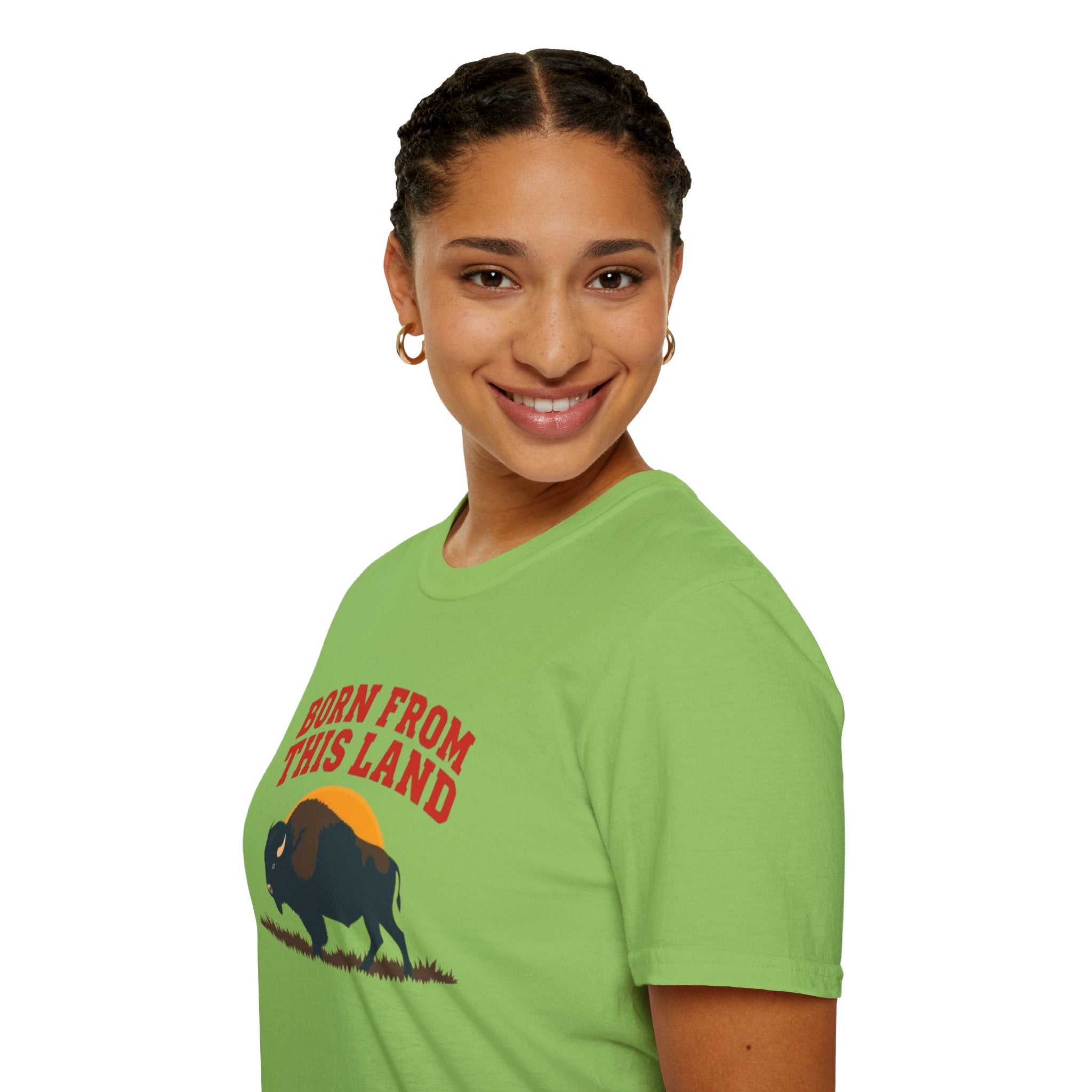 Born From this Land Native and Proud T-Shirt