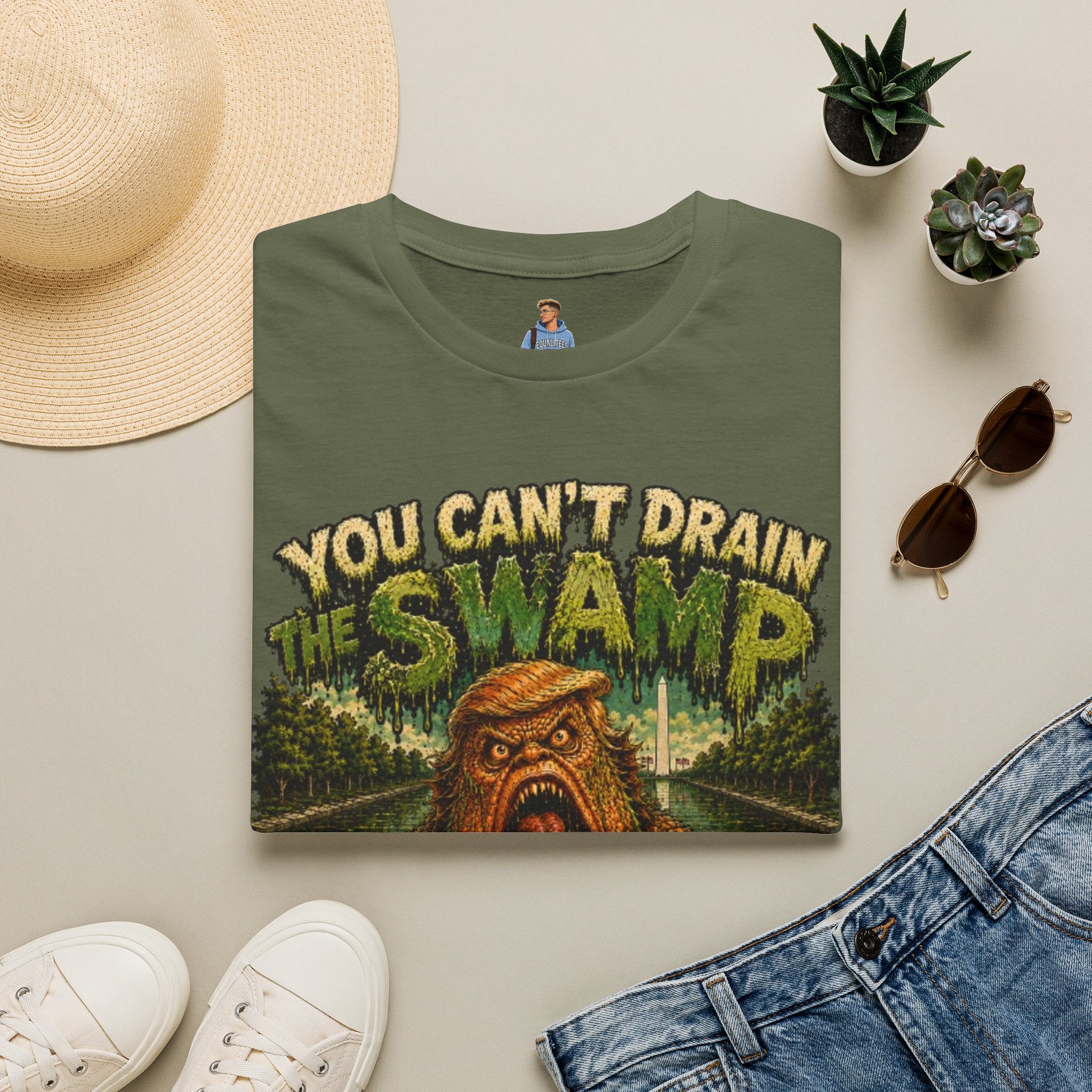 T-Shirt — "You Can't Drain the Swamp when you ARE the Swamp" Graphic Tee