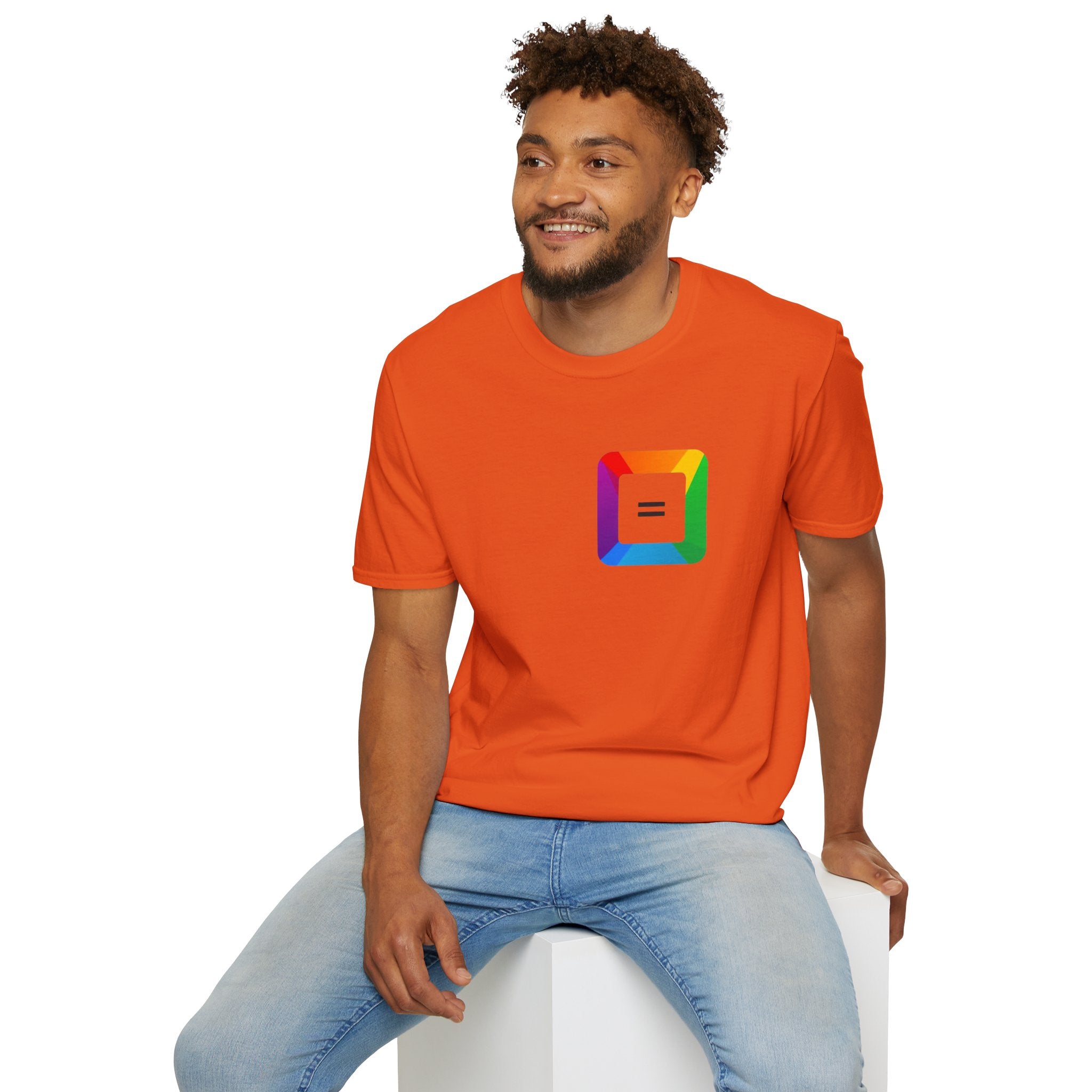Pride-Theme Unisex Softstyle T-Shirt - "True freedom is Equality for ALL"