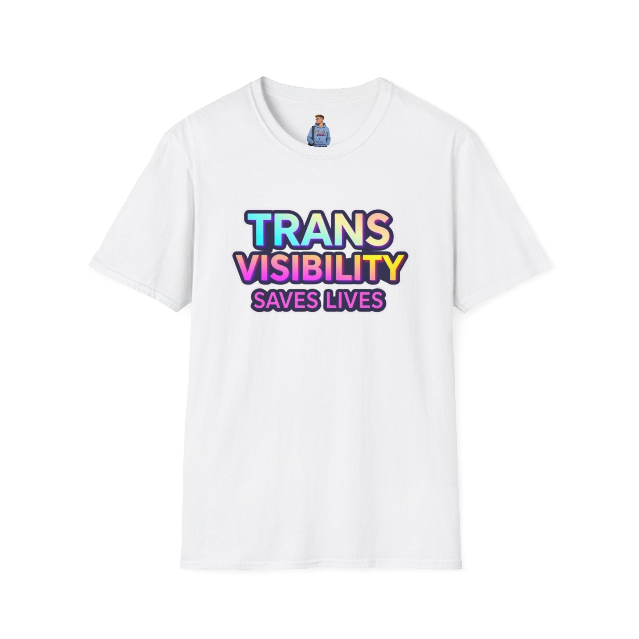 Trans Visibility Saves Lives Statement T-shirt