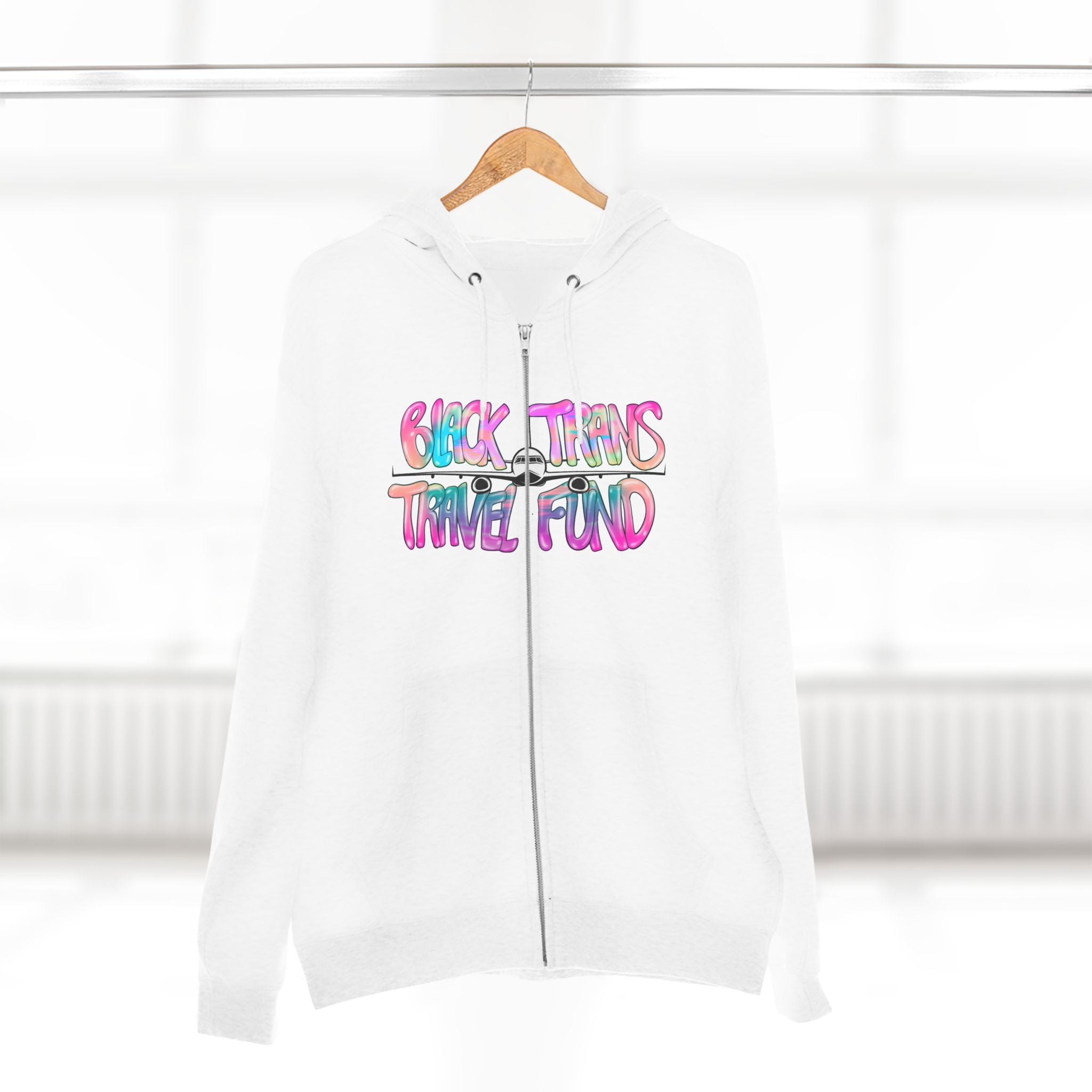 BTTF - Black Trans Travel Fund Unisex Zip-Up Hoodie