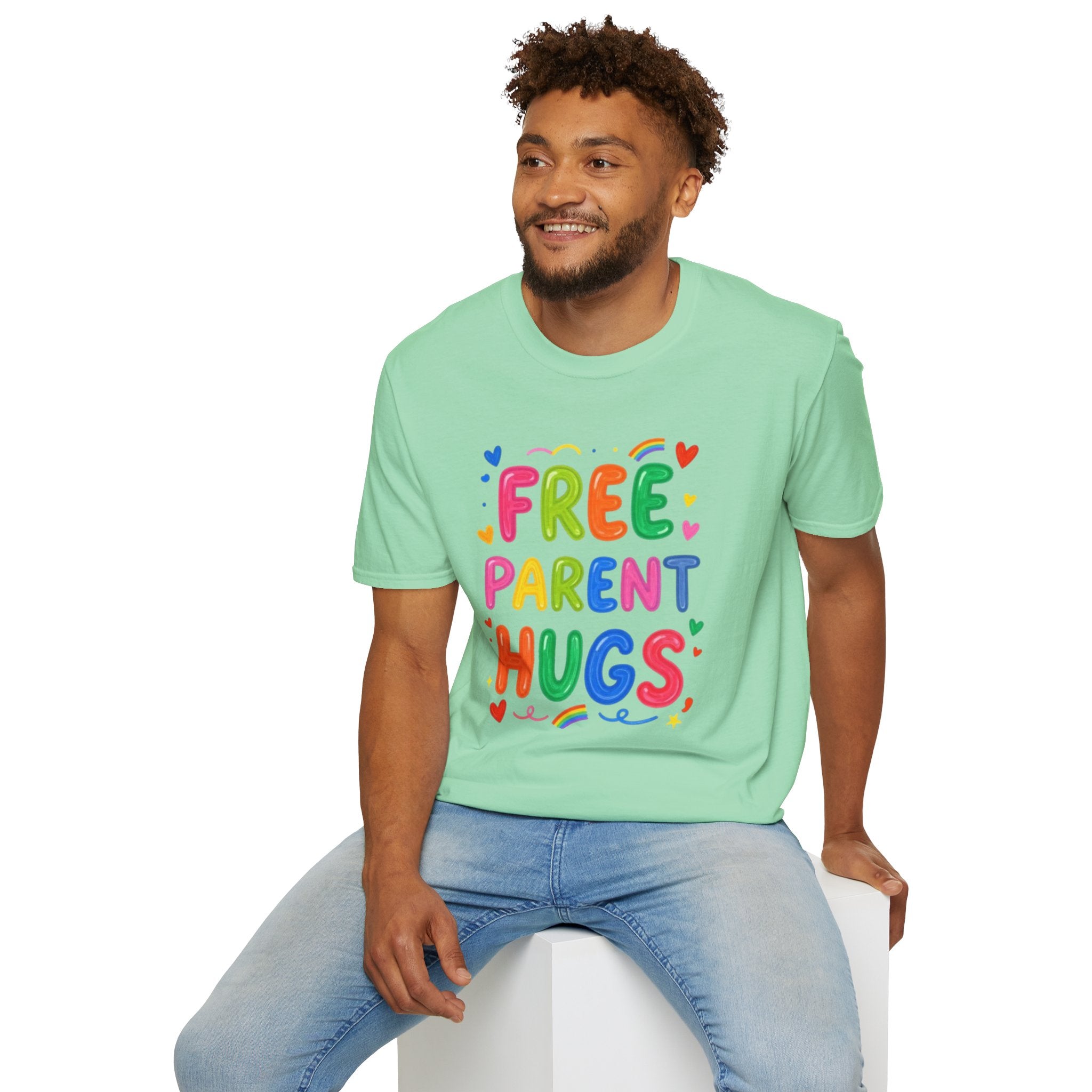 Free Parent Hugs Affirming T-Shirt