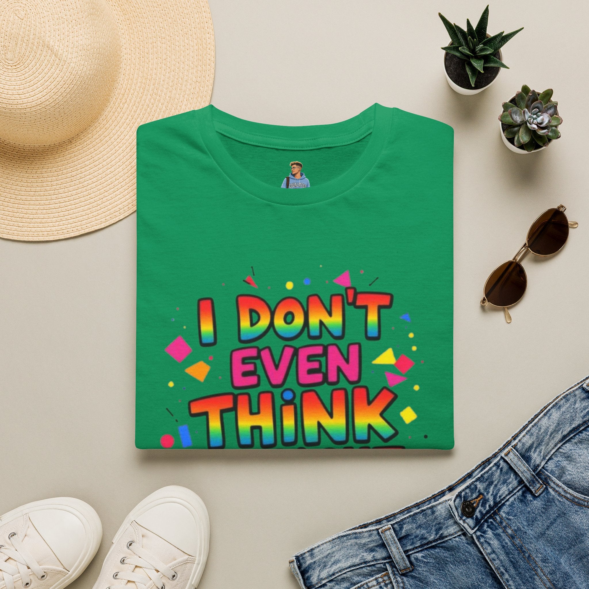 I Don't Even Think Straight Pride Tee