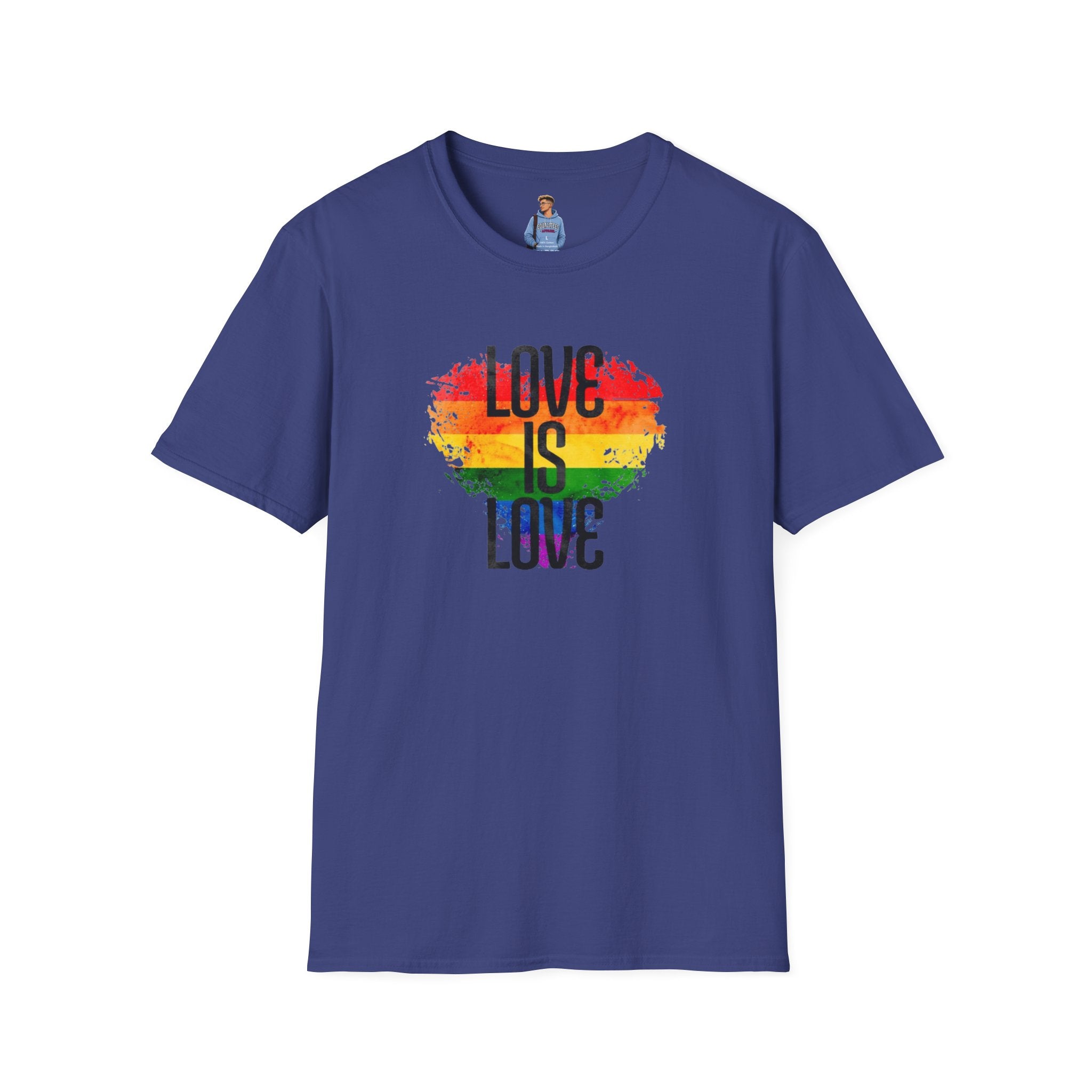 Pride Love Is Love Unisex Softstyle T-Shirt