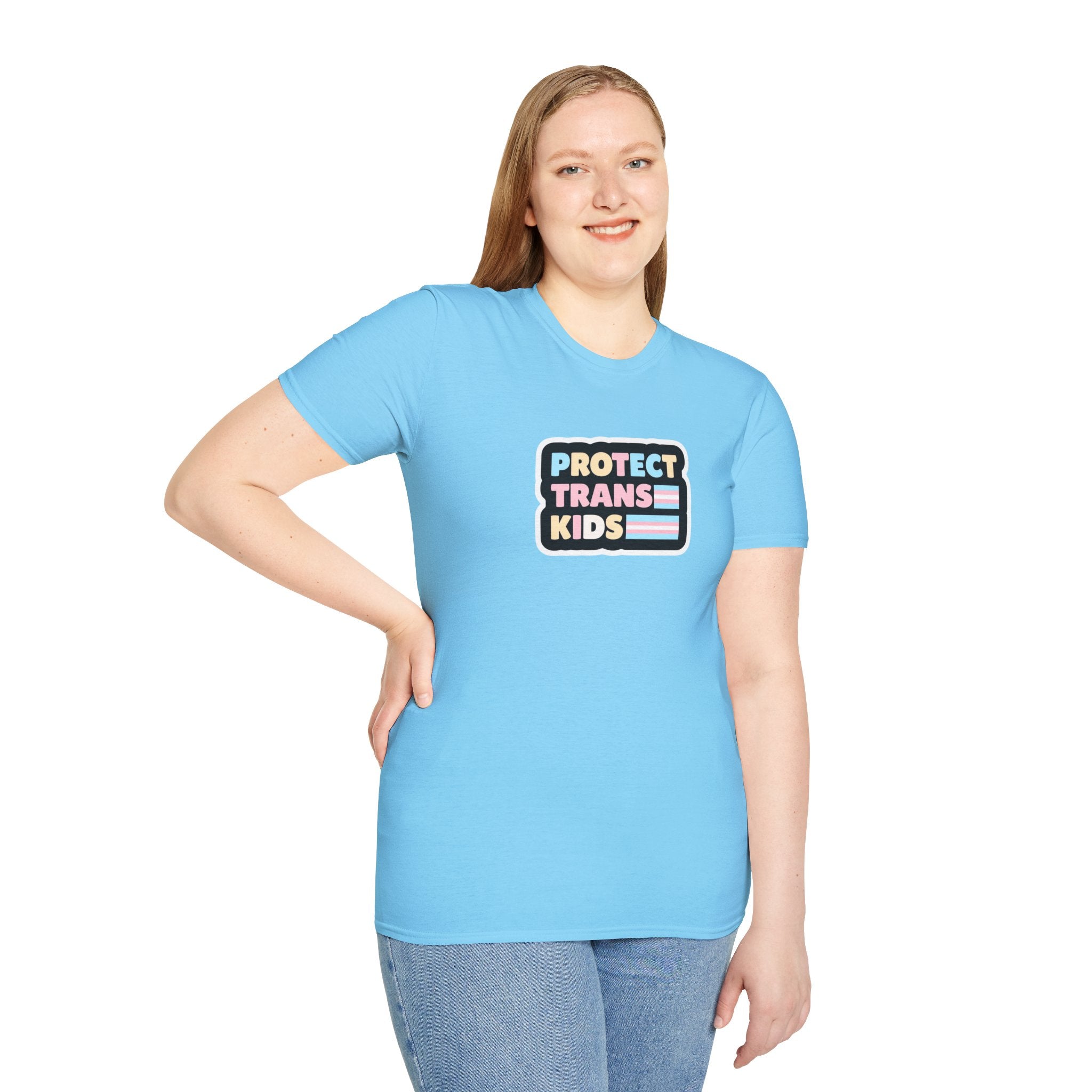 Camiseta unisex de estilo suave "Protect Trans Kids" - Empowerment &amp; Pride Apparel
