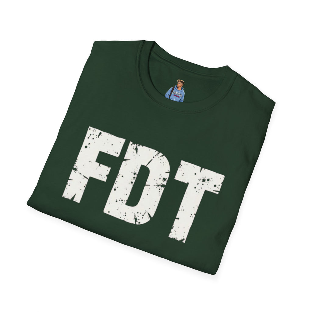 FDT Political Protest Distressed Graphic T-Shirt