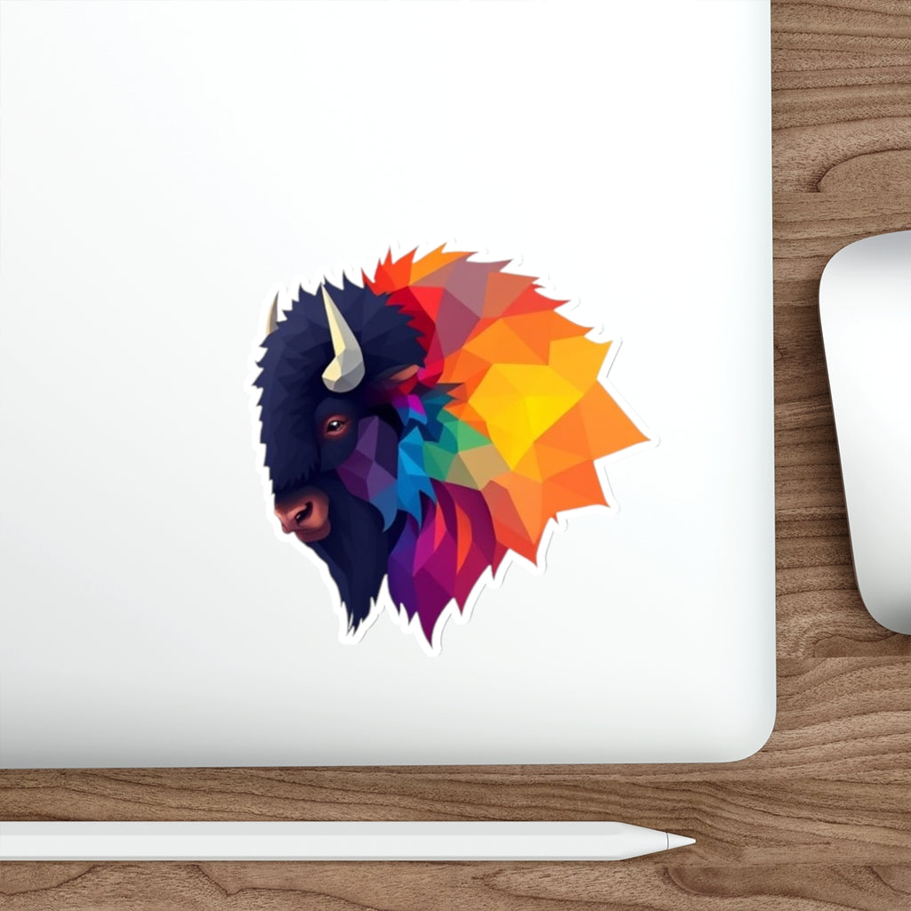 Die-Cut Stickers - Pride Bison - EqualiTees.Me