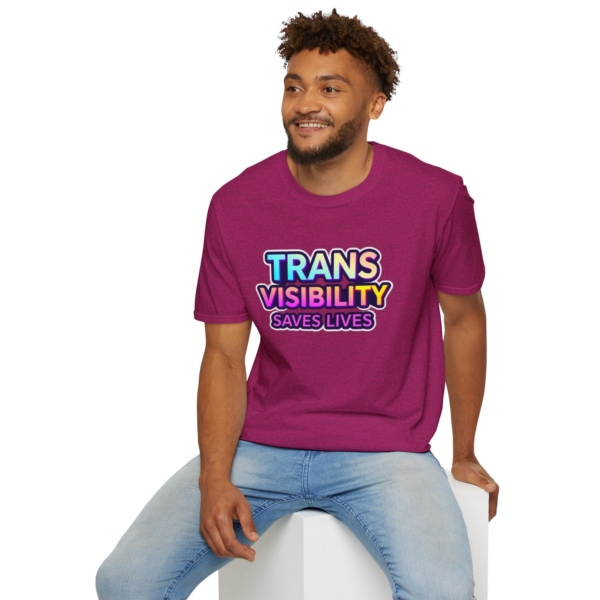Trans Visibility Saves Lives Statement T-shirt