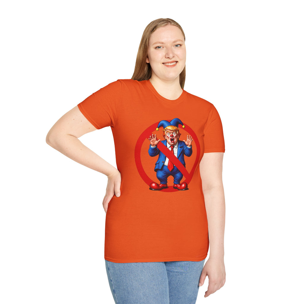 NO CROWN FOR THE CLOWN T-Shirt - NO KINGS IN AMERICA