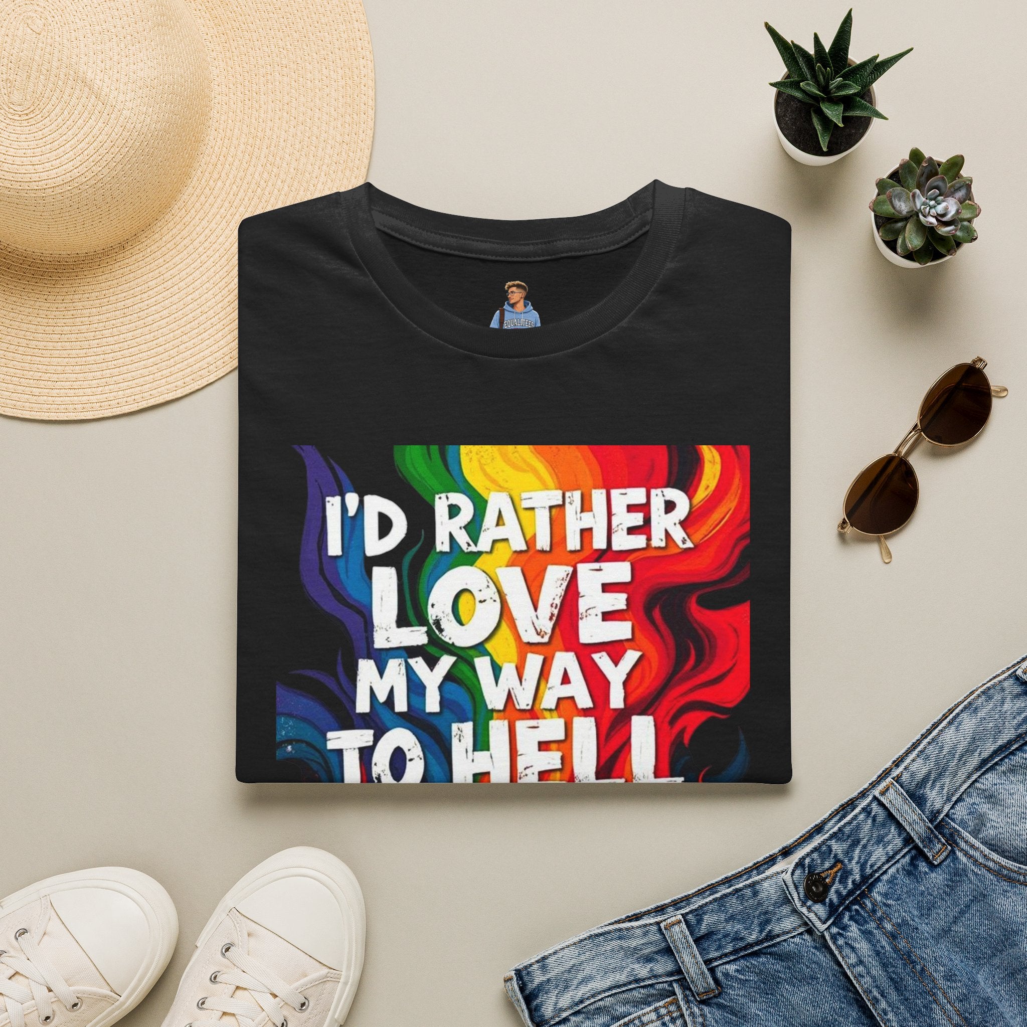 Love My Way to Hell Graphic T-Shirt