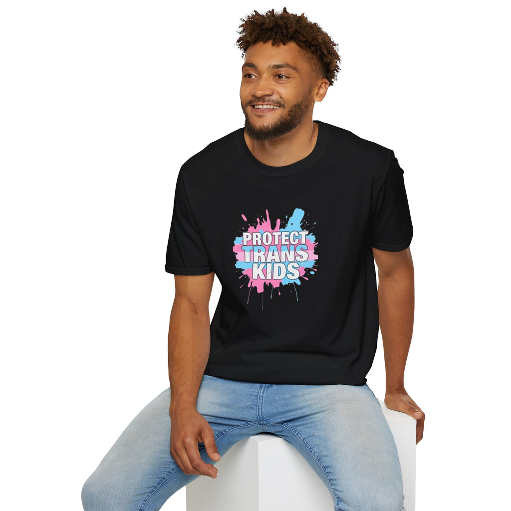 Camiseta unisex infantil "Protect Trans" - Ropa de apoyo LGBTQ+