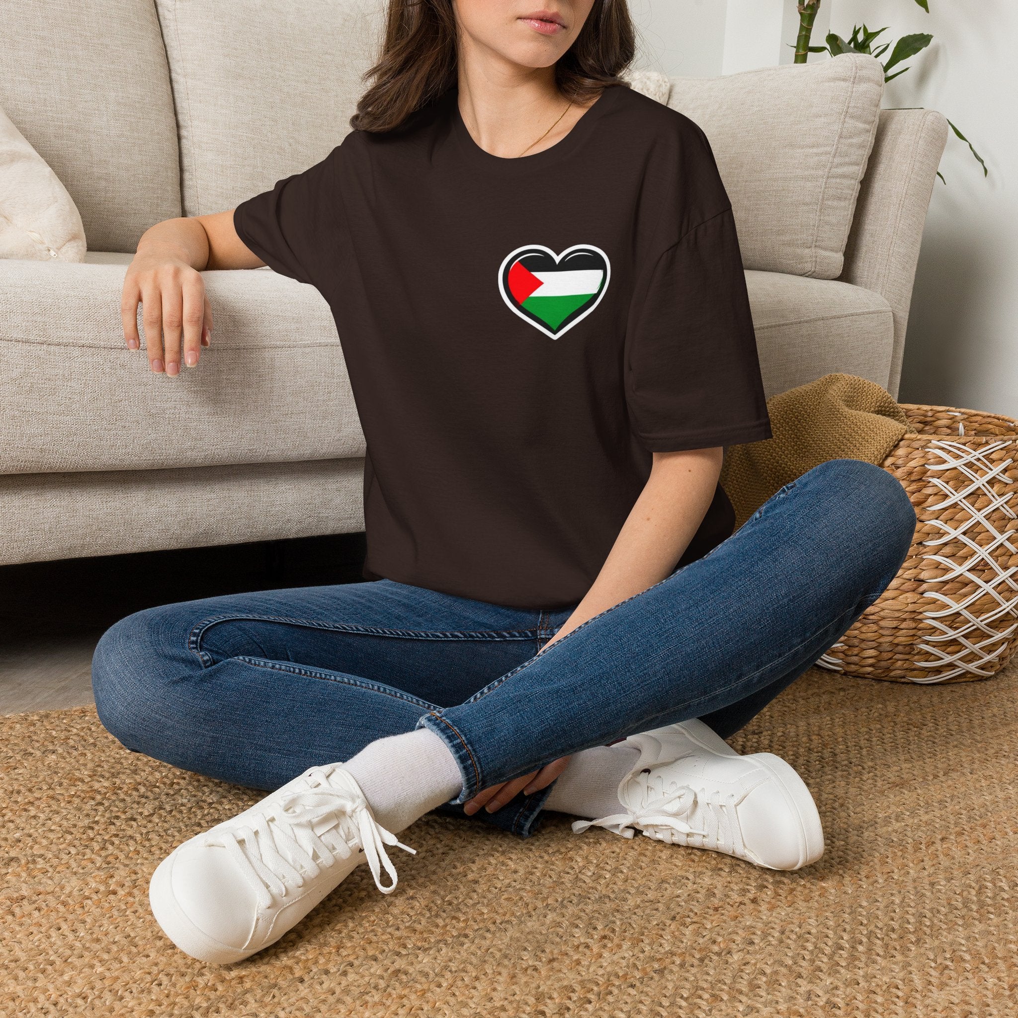 Camiseta unisex de estilo suave: "Apoya a Gaza y todos somos Palestina".