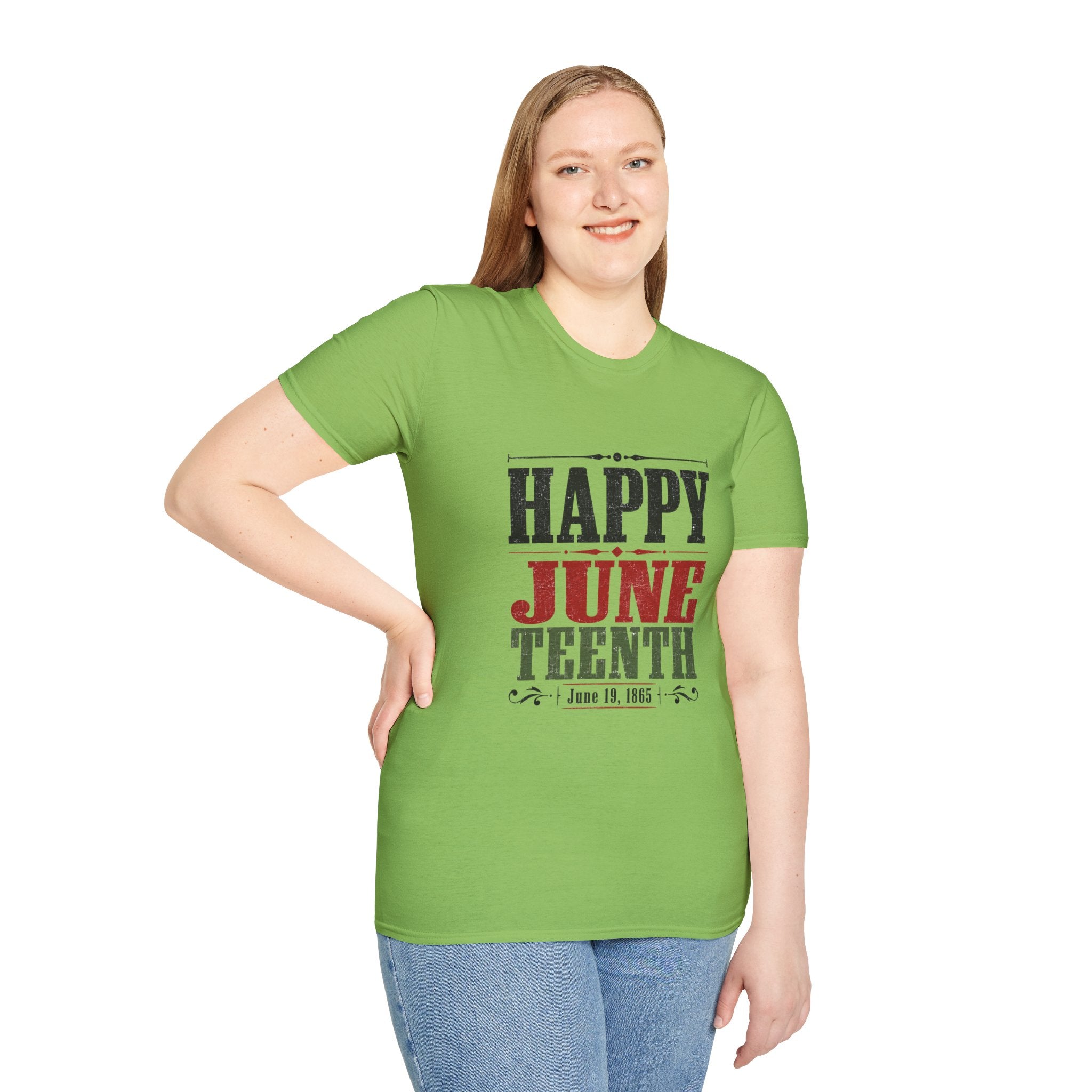 Juneteenth T-Shirt — "Happy Juneteenth" Celebration Tee