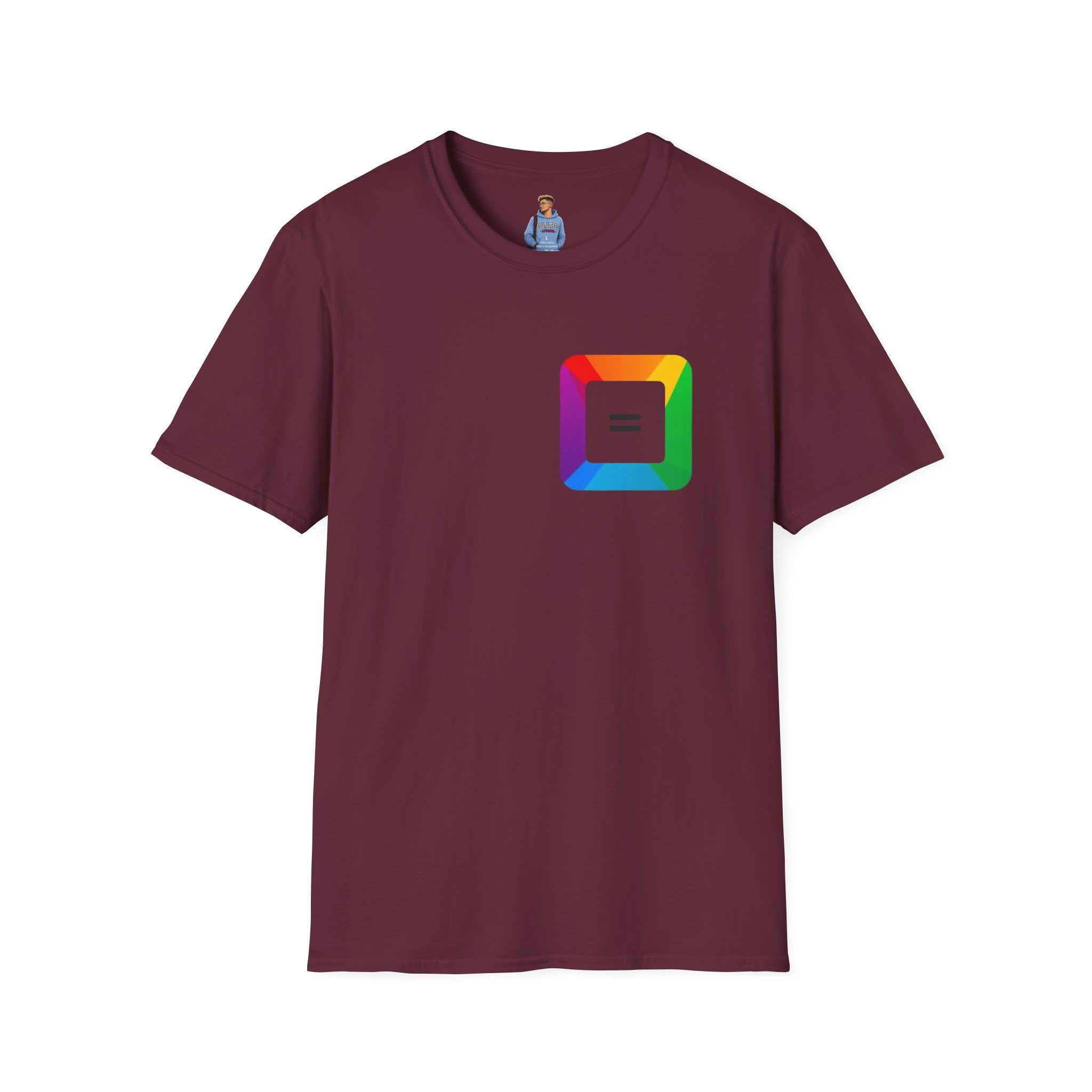 Pride-Theme Unisex Softstyle T-Shirt - "True freedom is Equality for ALL"