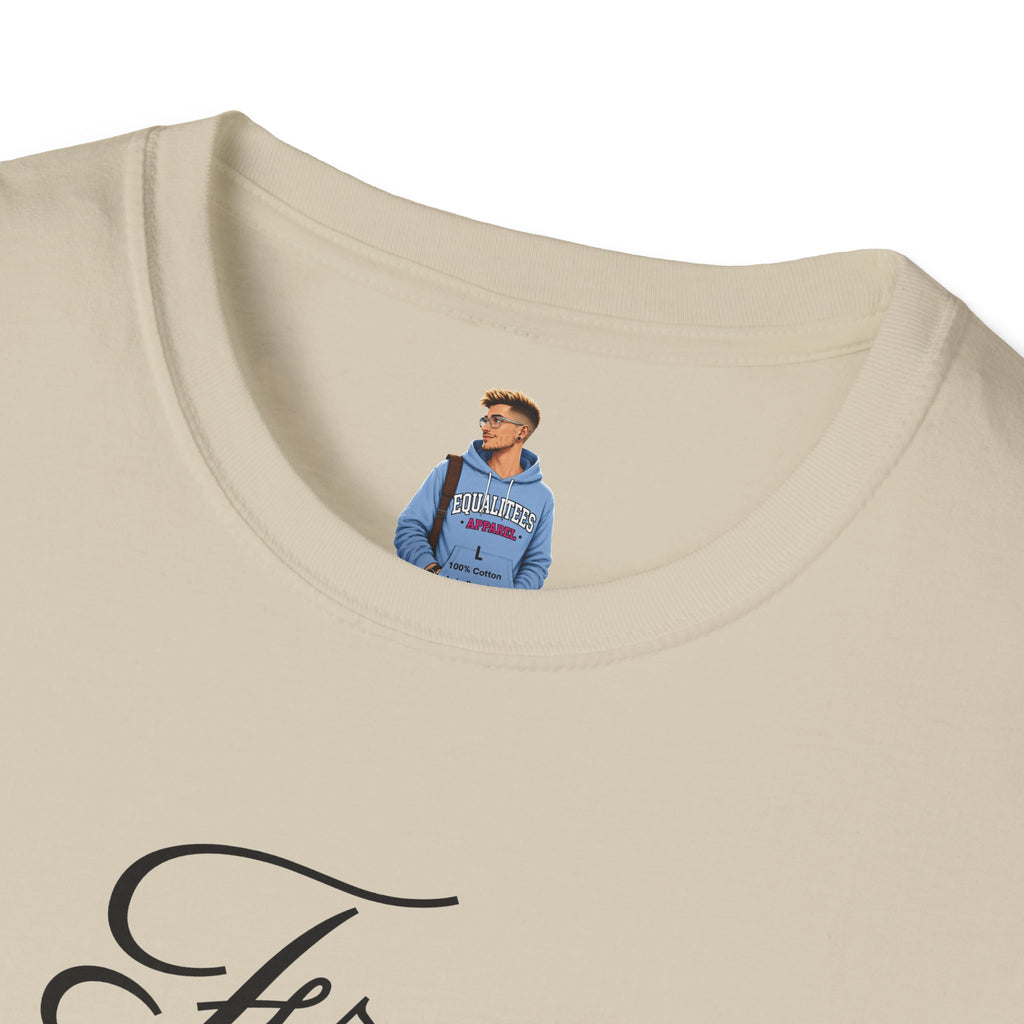 Camiseta unisex de estilo suave con mensaje de apoyo emocional
