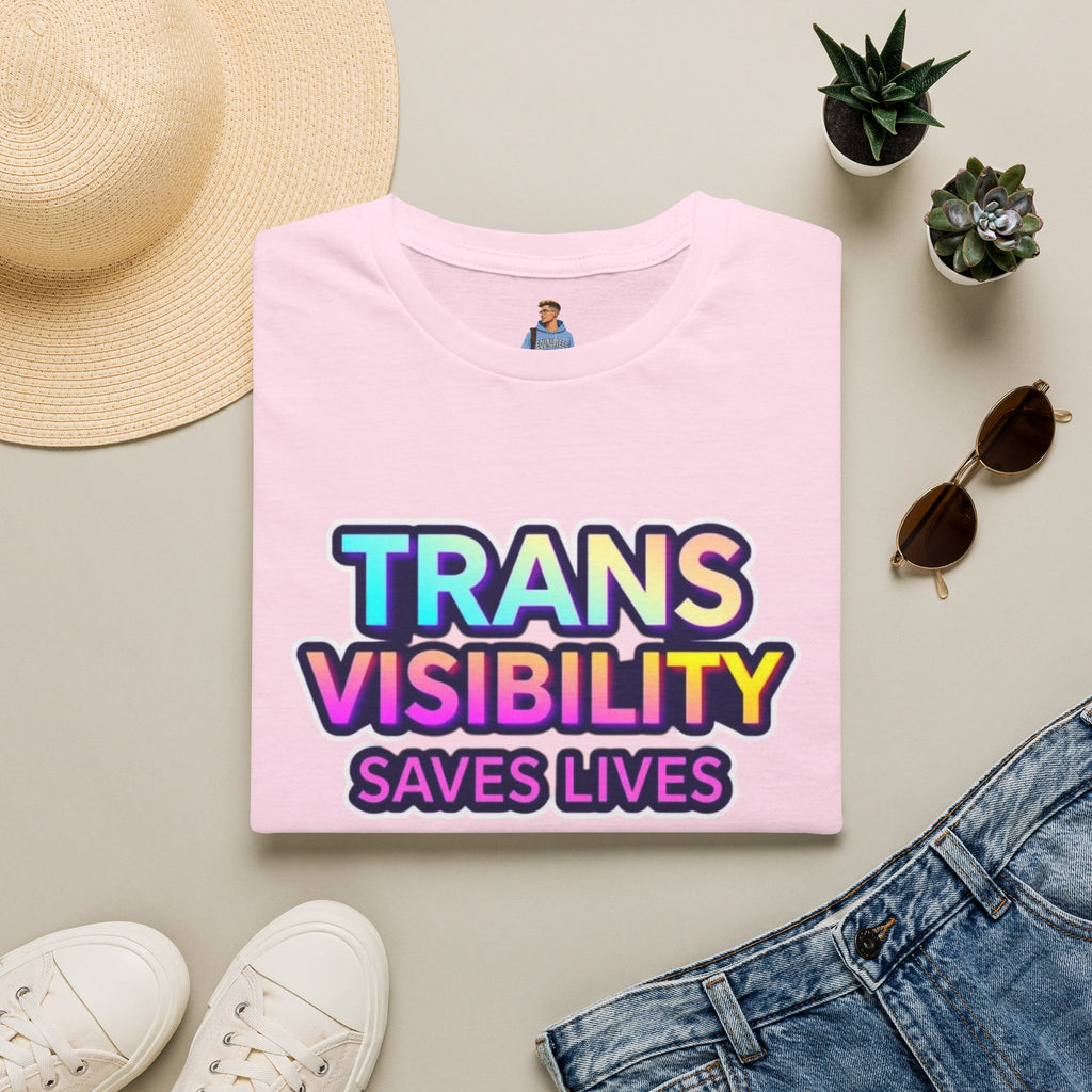 Trans Visibility Saves Lives Statement T-shirt