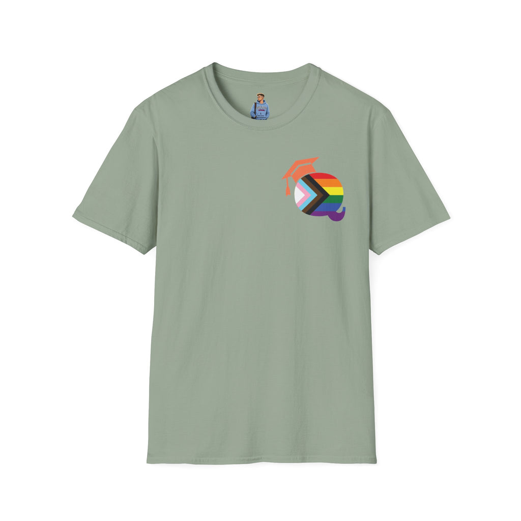 TWQ - Teaching While Queer Unisex Softstyle Logo T-shirt