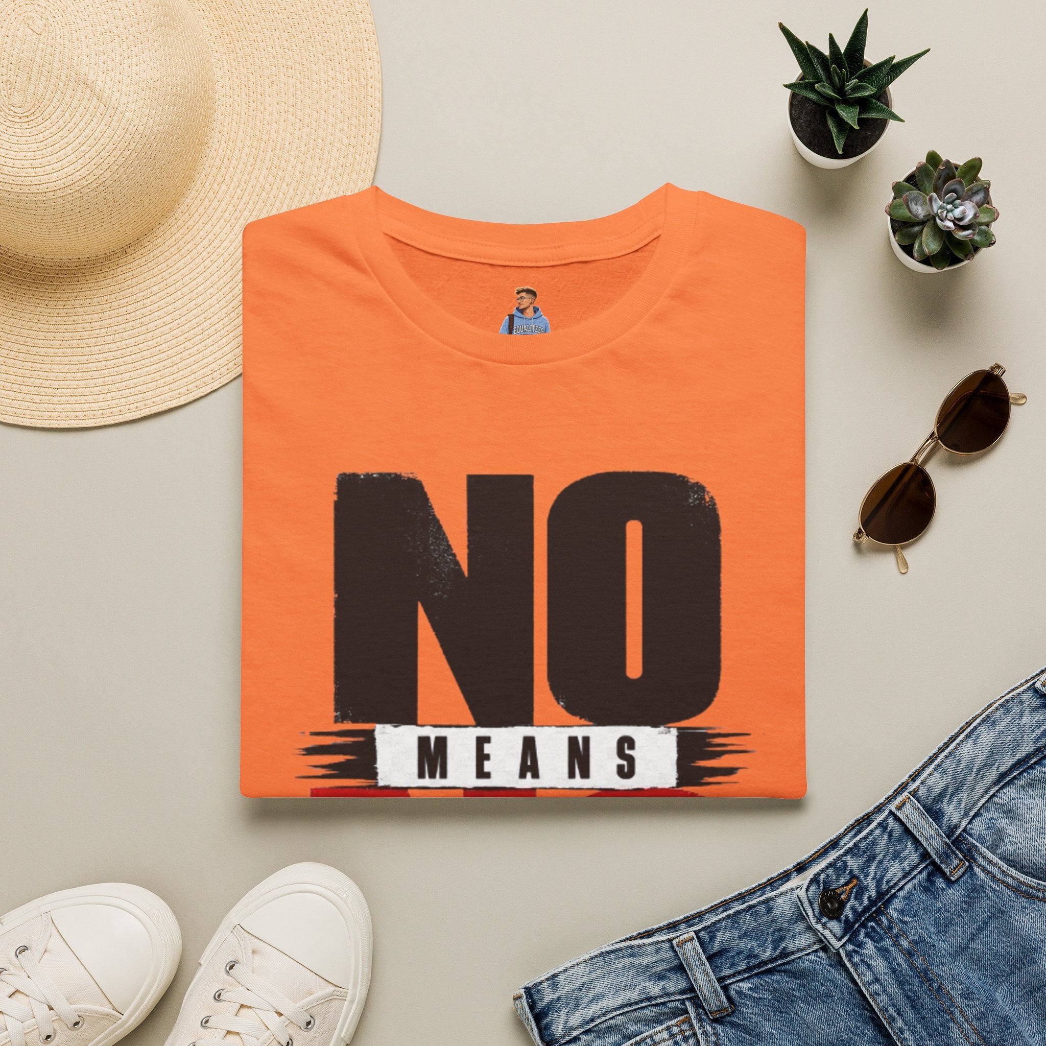 NO Means NO T-Shirt — Consent Awareness Graphic Tee