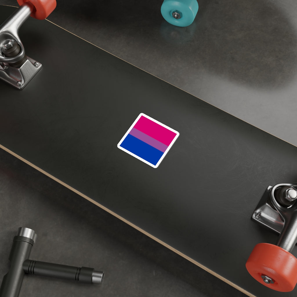 Die-Cut Stickers - Bisexual Pride Flag - EqualiTees.Me