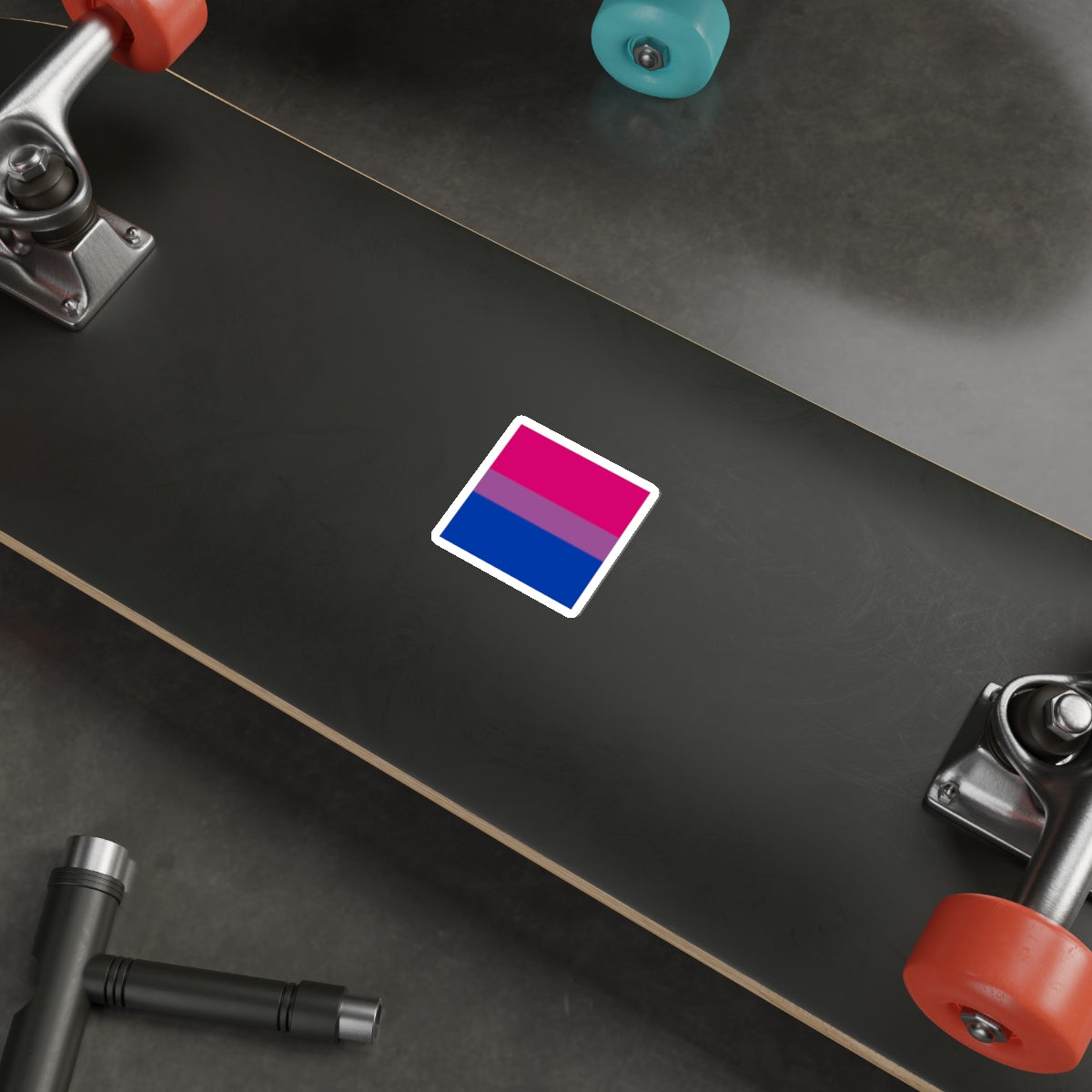 Die-Cut Stickers - Bisexual Pride Flag - EqualiTees.Me