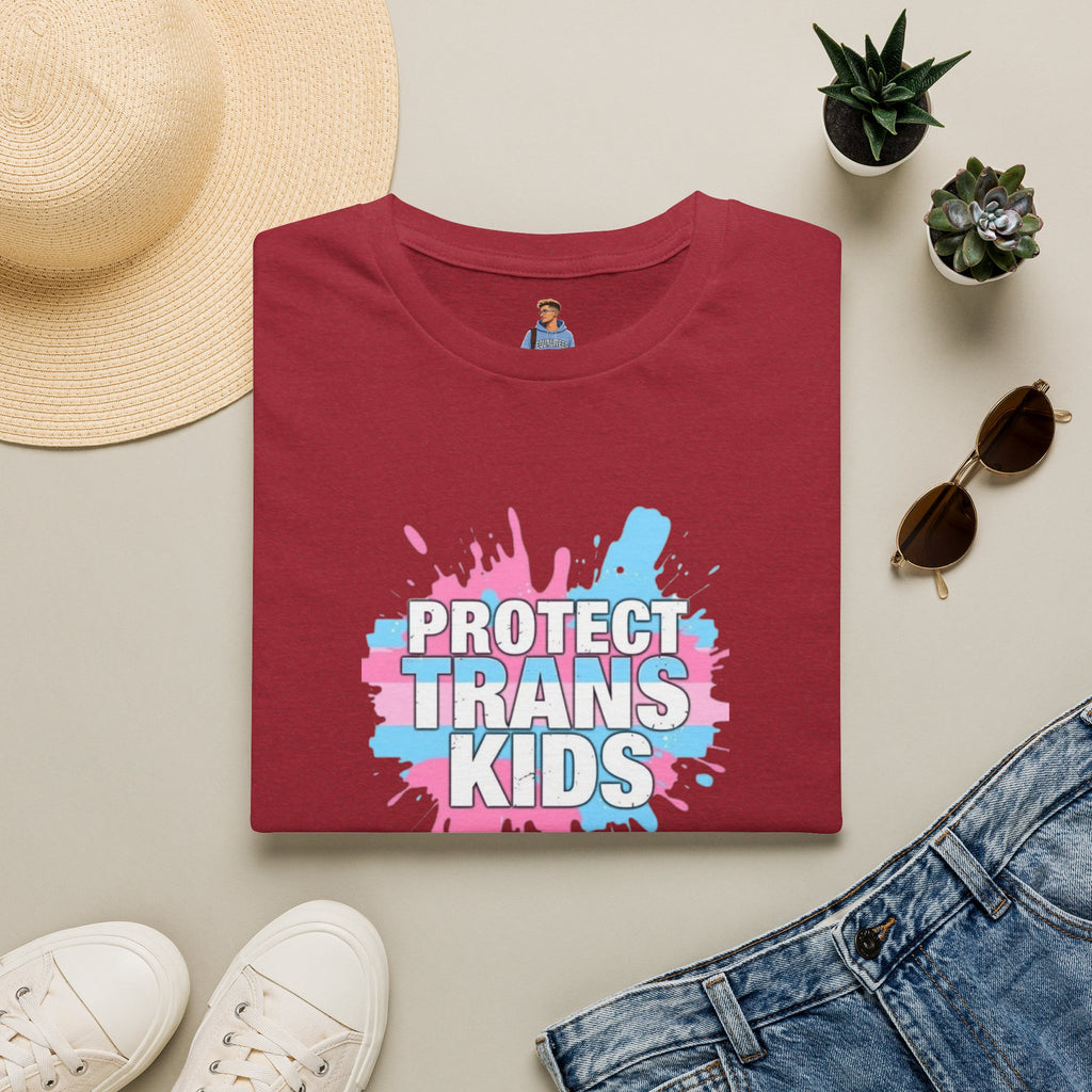 Camiseta unisex infantil "Protect Trans" - Ropa de apoyo LGBTQ+