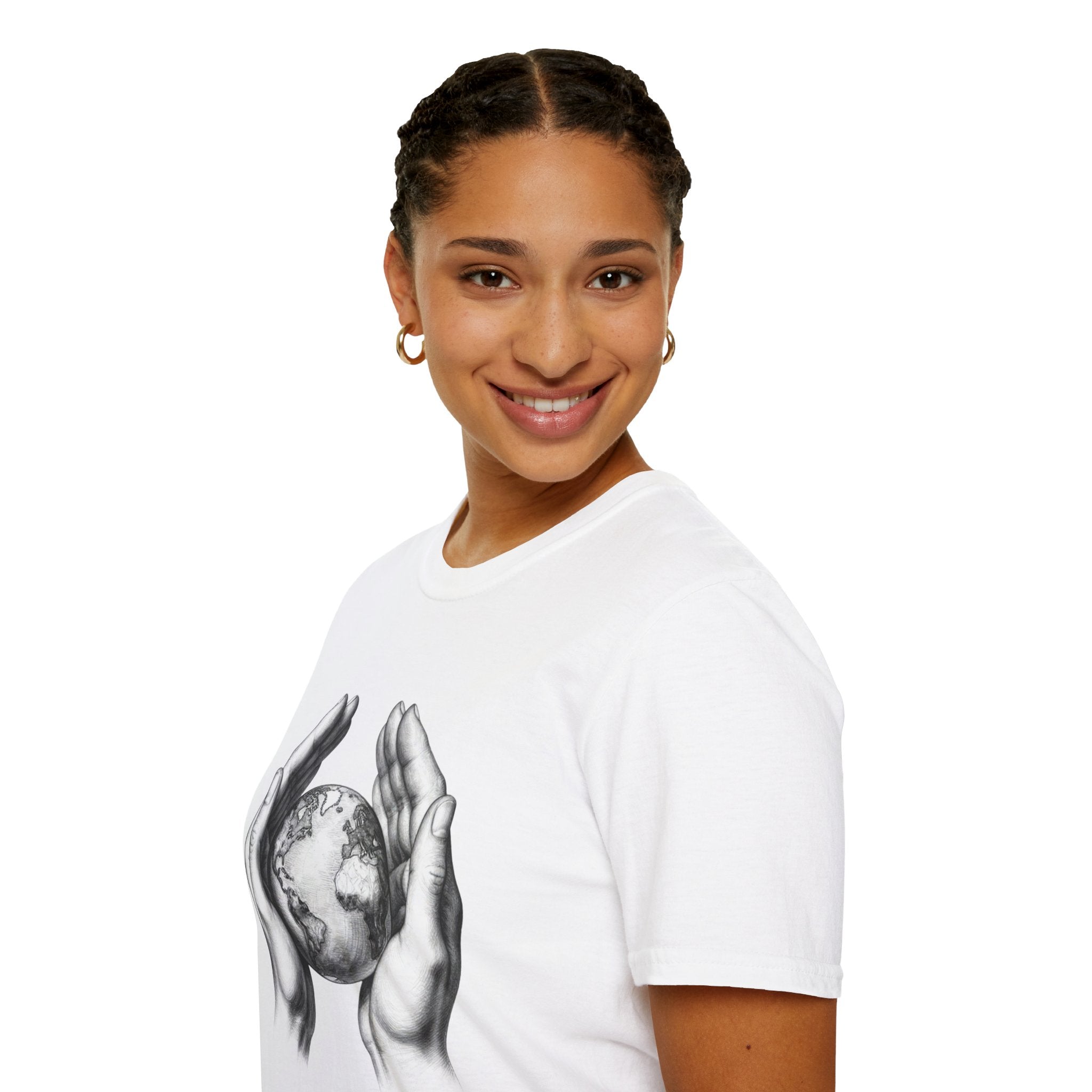 Earth in Your Hands T-Shirt — Protect the Planet Graphic Tee