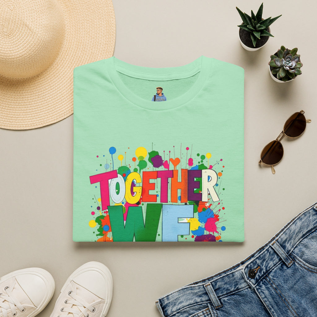 Juntos nos levantamos Camiseta unisex de estilo suave