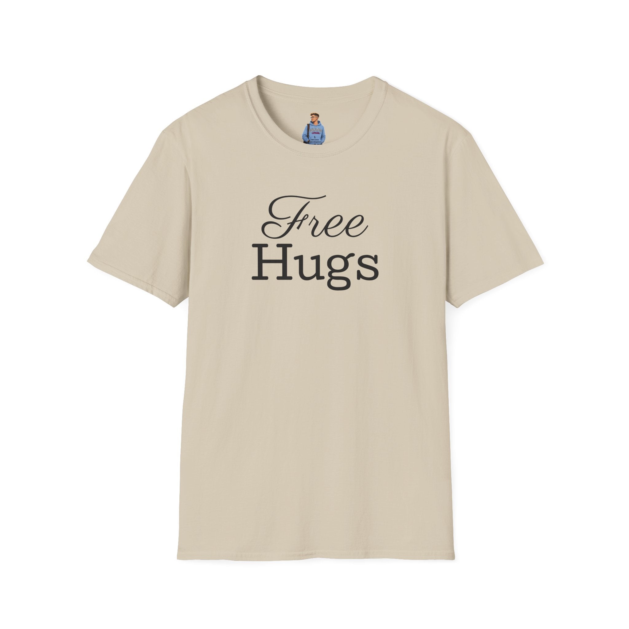 Camiseta unisex de estilo suave con mensaje de apoyo emocional