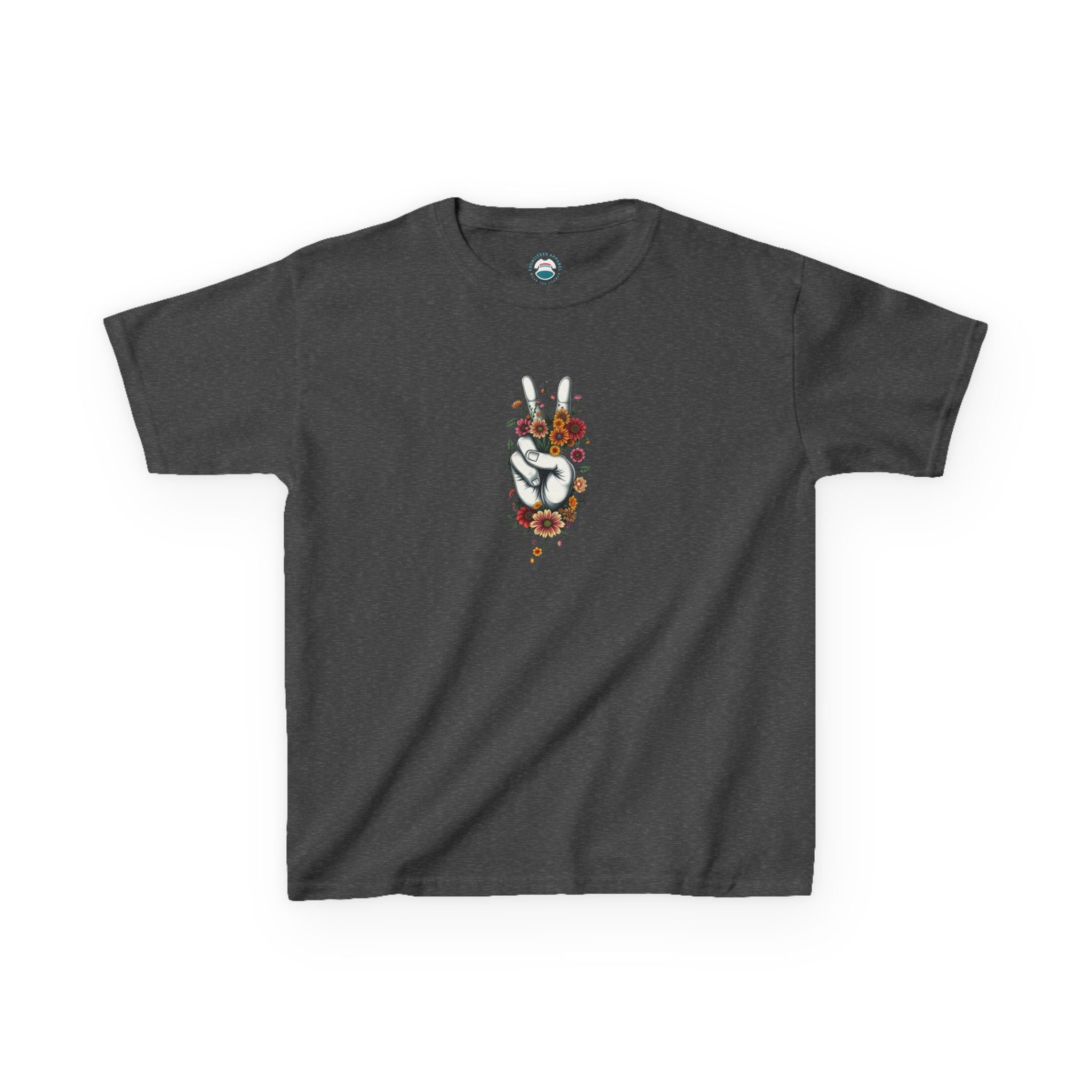 Grow Peace Kids Heavy Cotton™ Tee - EqualiTees.Me
