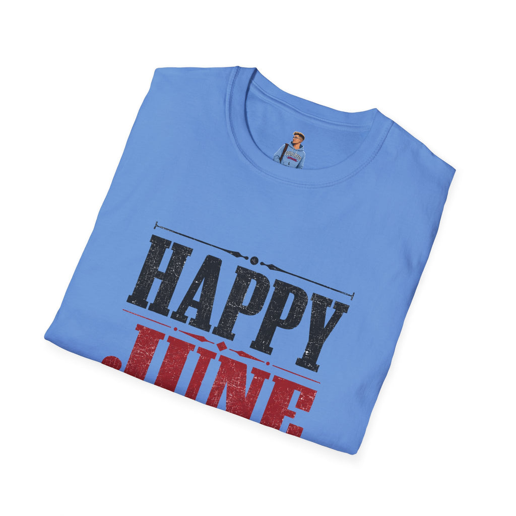Juneteenth T-Shirt — "Happy Juneteenth" Celebration Tee