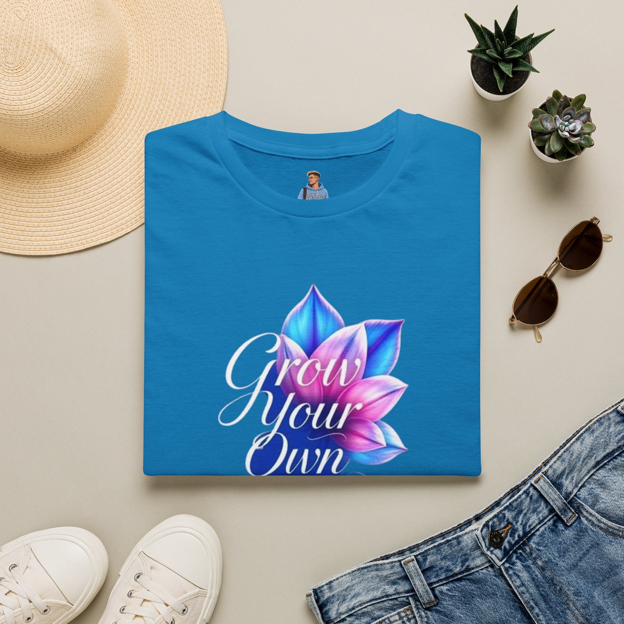Empowerment Lotus, Grow Your Own Way T-Shirt