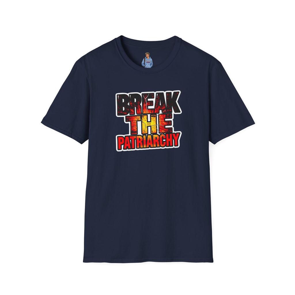 Break the Patriarchy Unisex Softstyle T-Shirt - Empowerment Wear for Social Change