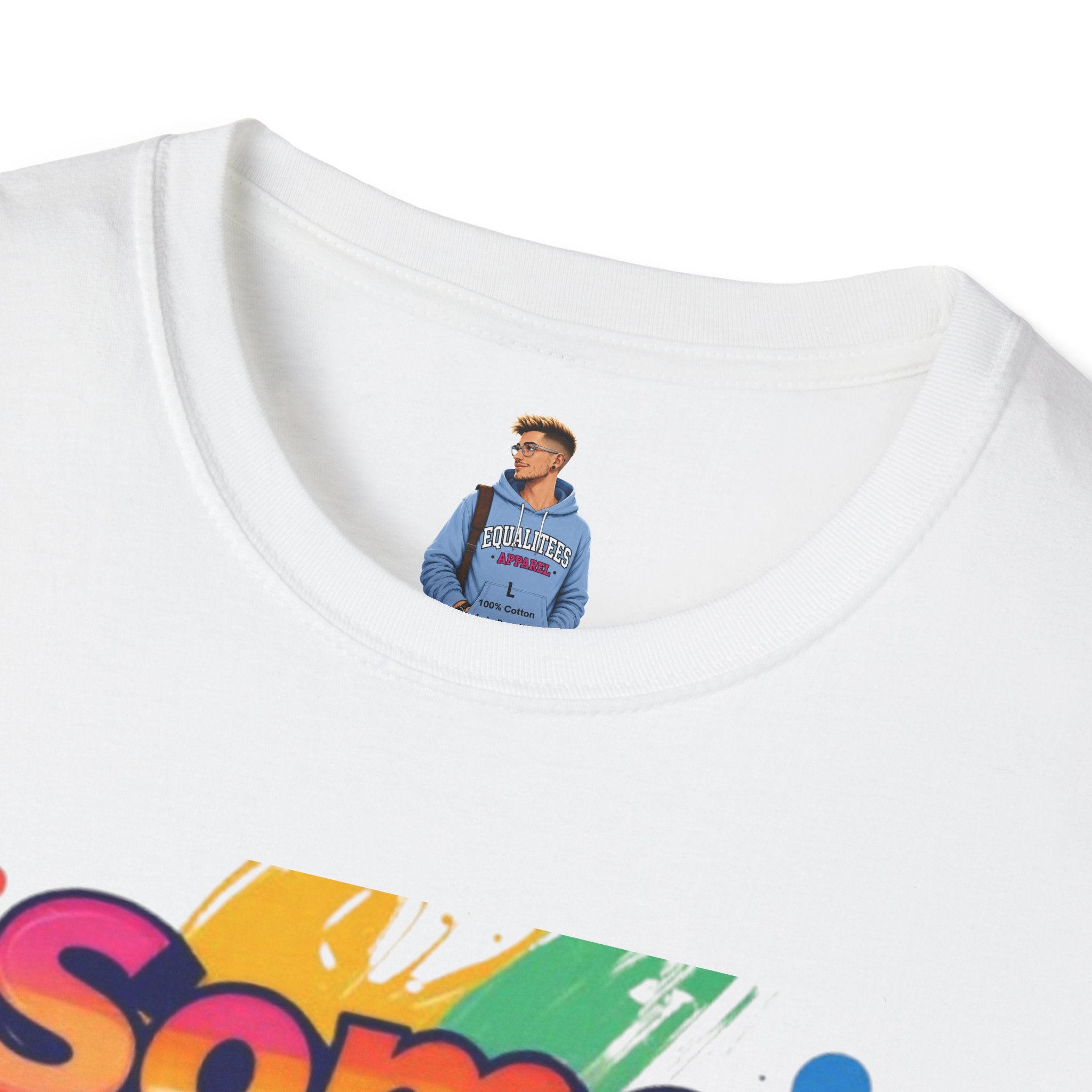 Some People Are Queer T-Shirt Rainbow Graphic