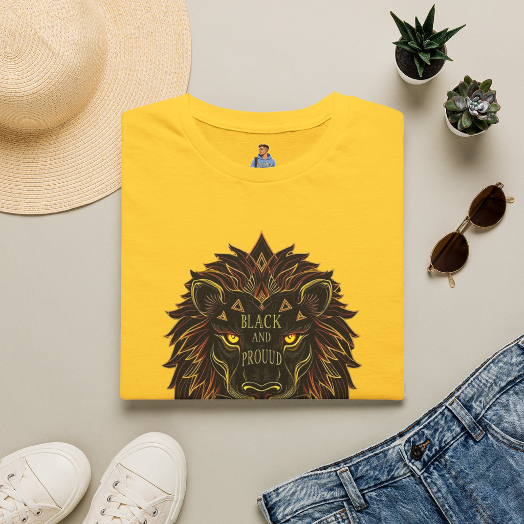 Black & Proud Lion Softstyle T-Shirt - Unisex Graphic Tee