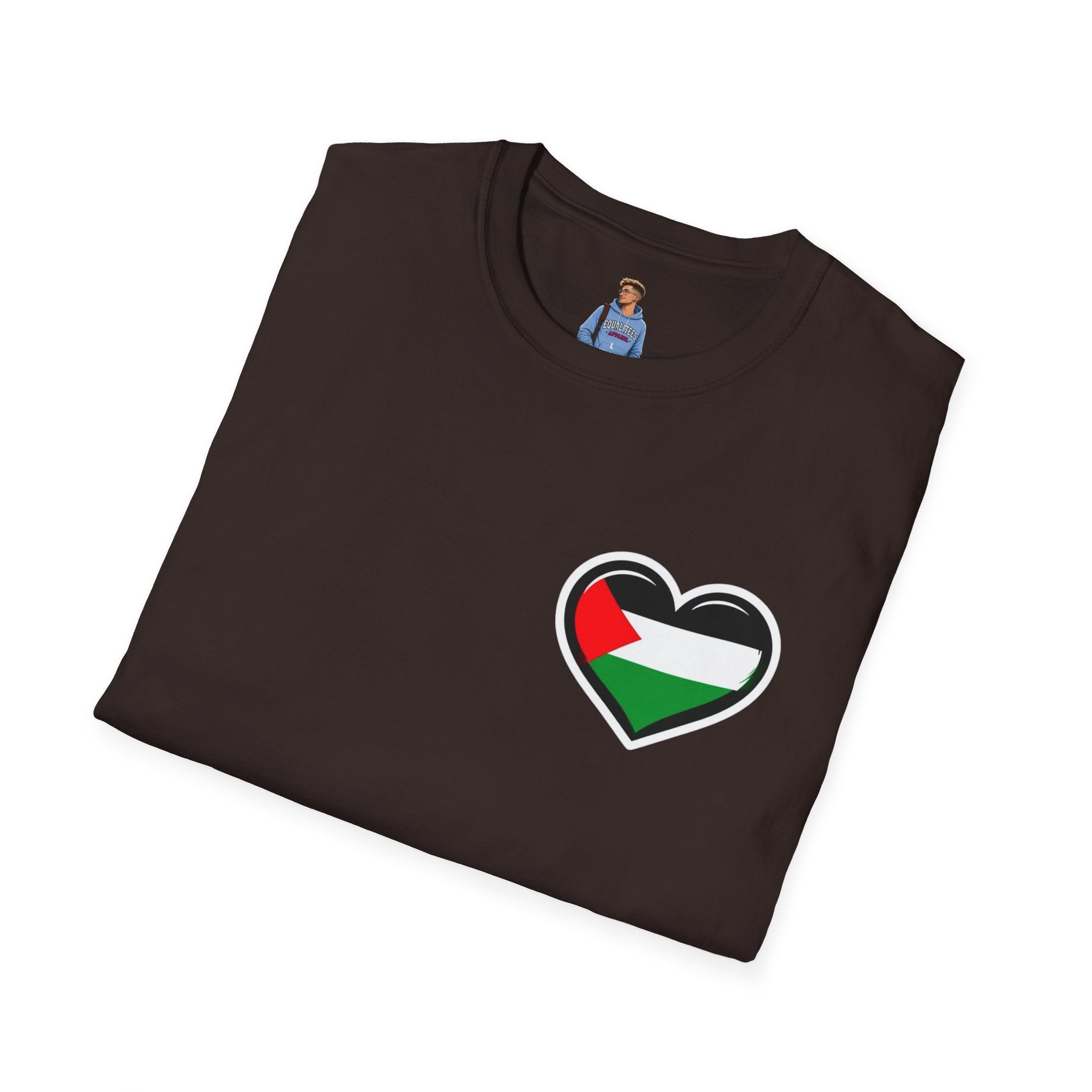 Camiseta unisex de estilo suave: "Apoya a Gaza y todos somos Palestina".