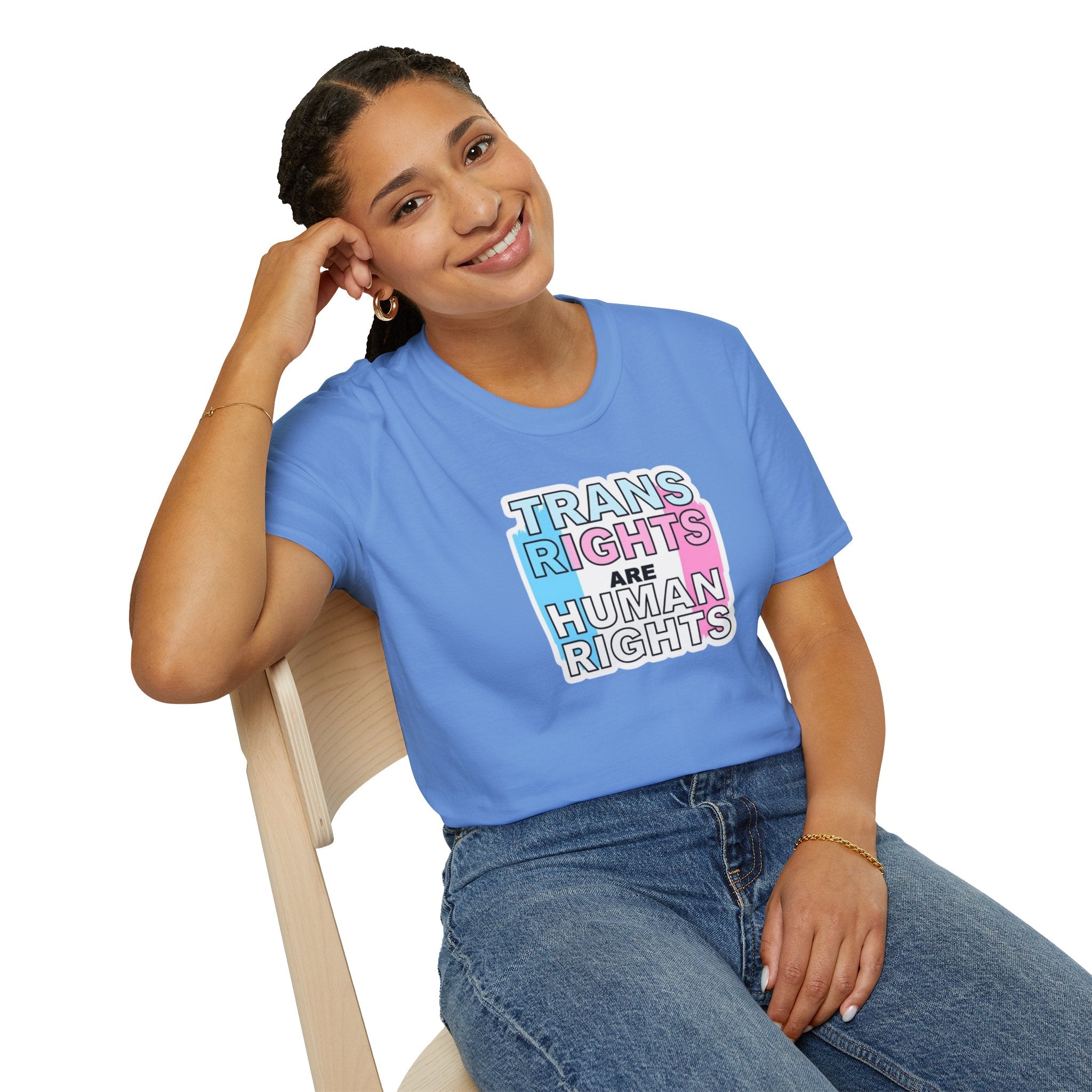 Trans Rights Unisex Softstyle T-Shirt - Support Equality & Trans Rights