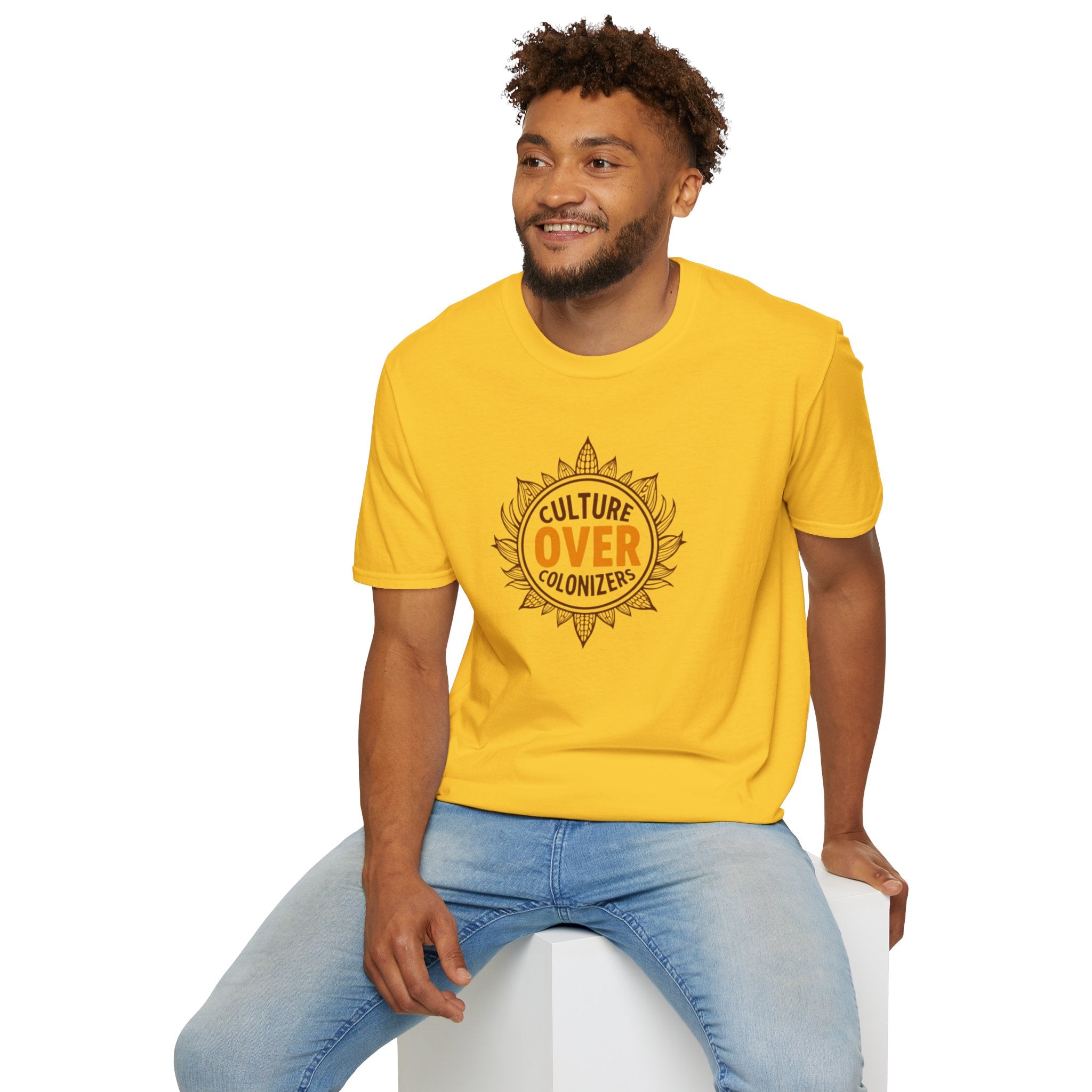 Culture Over Colonizers Unisex Softstyle T-Shirt