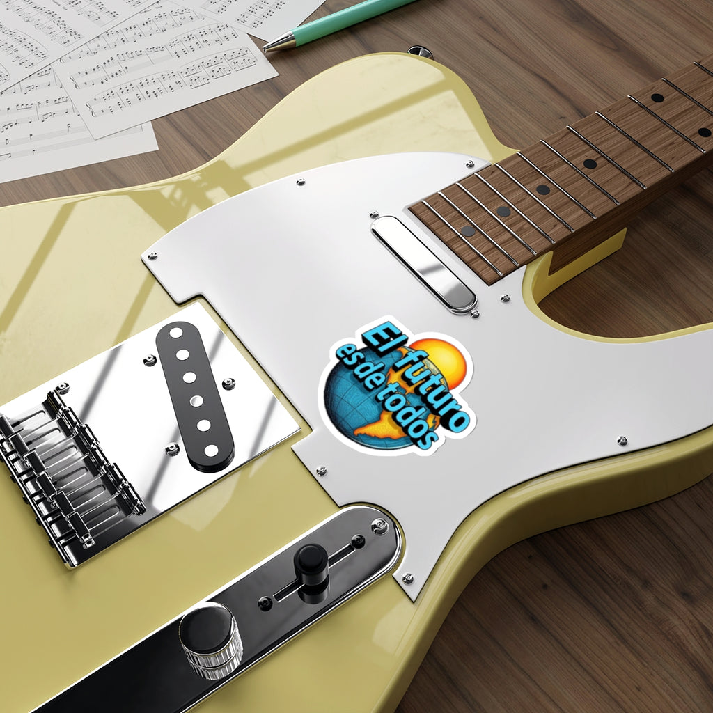 Die-Cut Stickers -  El Futuro Es De Todos - The Future Belongs to All of Us - EqualiTees.Me