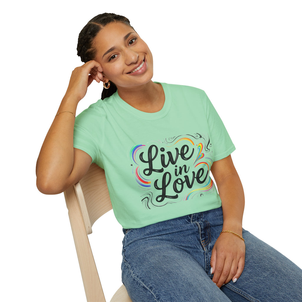 Live in Love Inspirational T-Shirt