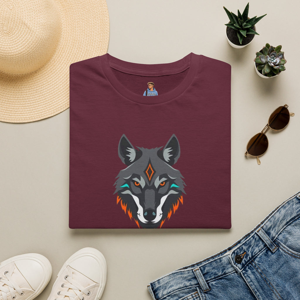 Mystical Wolf Design Unisex Softstyle T-shirt