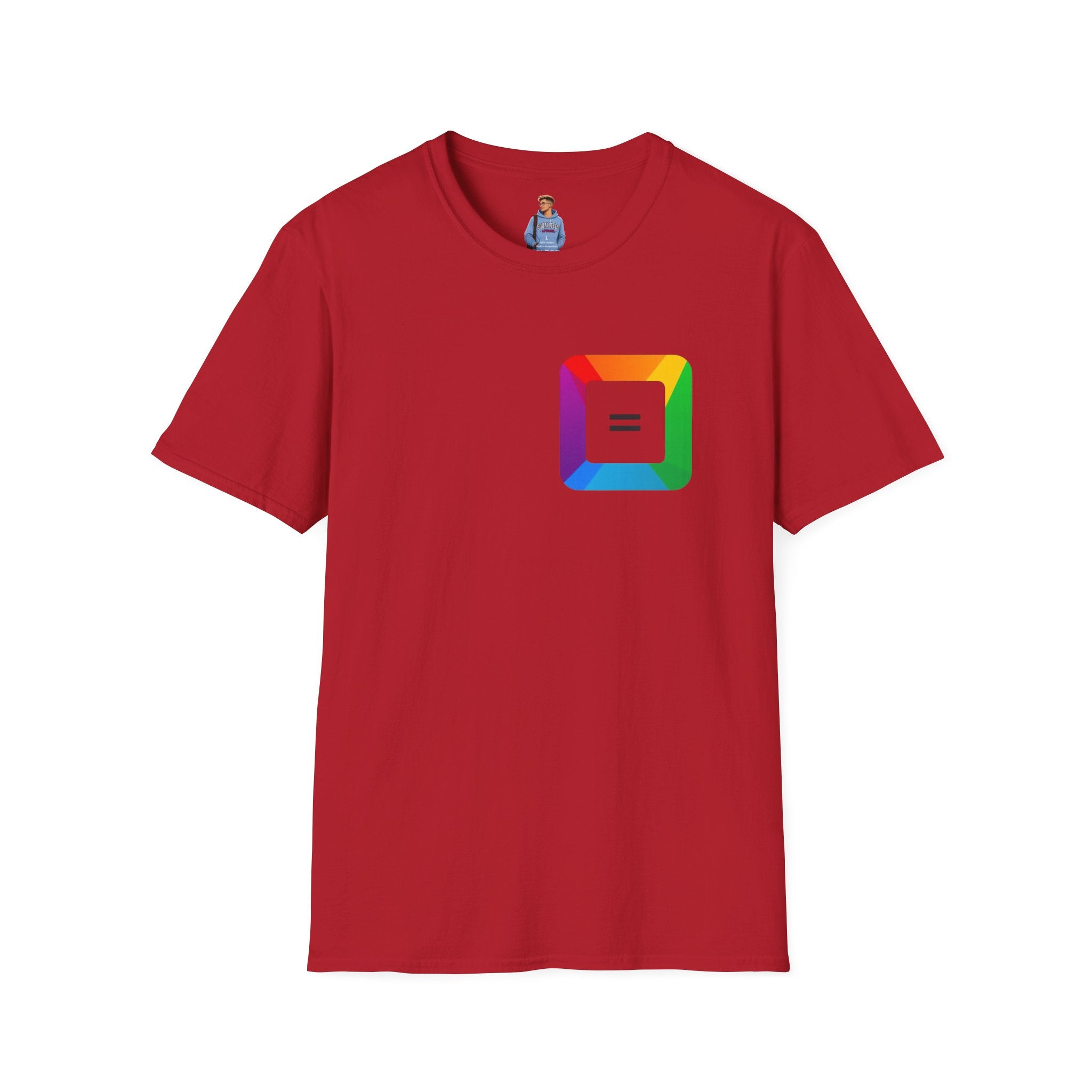Pride-Theme Unisex Softstyle T-Shirt - "True freedom is Equality for ALL"