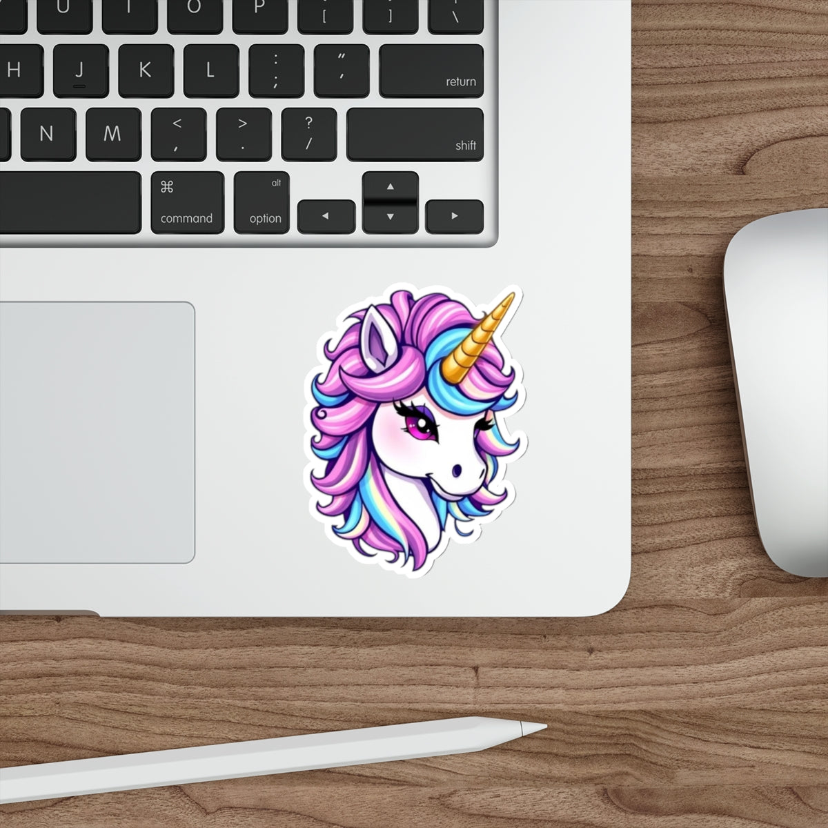 Cute Unicorn Die-Cut Sticker - EqualiTees.Me