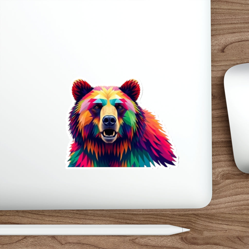Die-Cut Stickers - Pride Bear - EqualiTees.Me