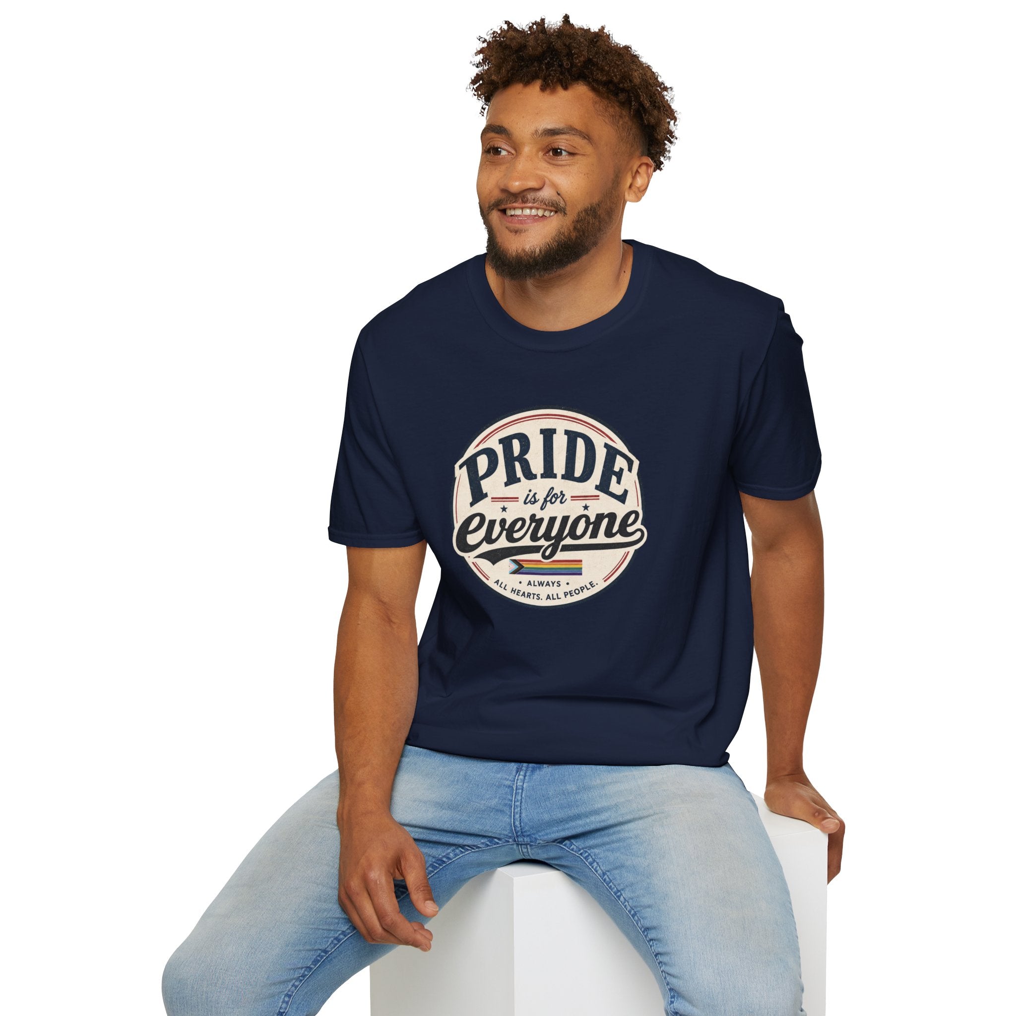 Pride Is for Everyone T-Shirt — Inclusive Retro Pride Tee